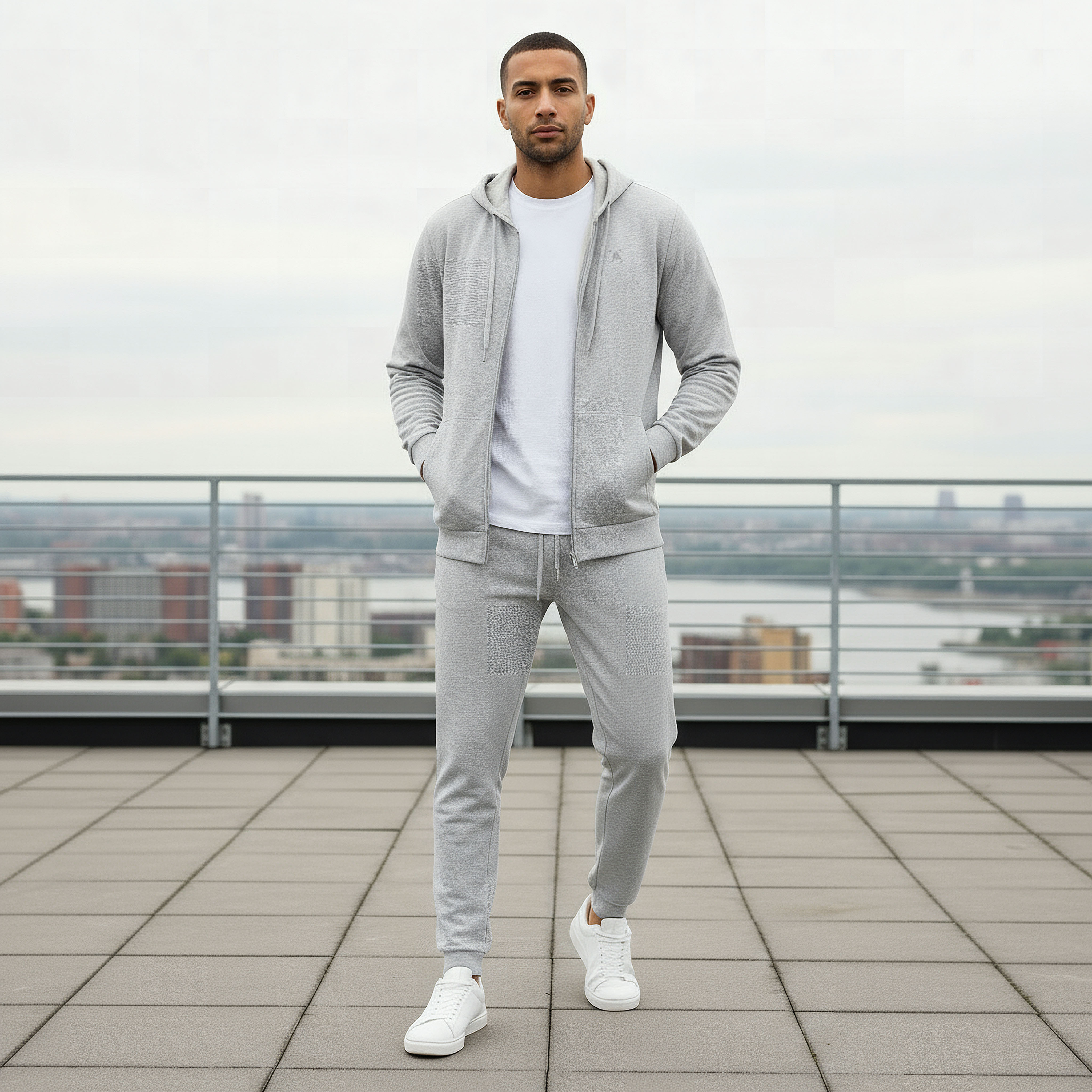 Men Regular Fit Joggers with Zipper-men-clothing-sportswearandactivewear-bottoms-joggers-image-2