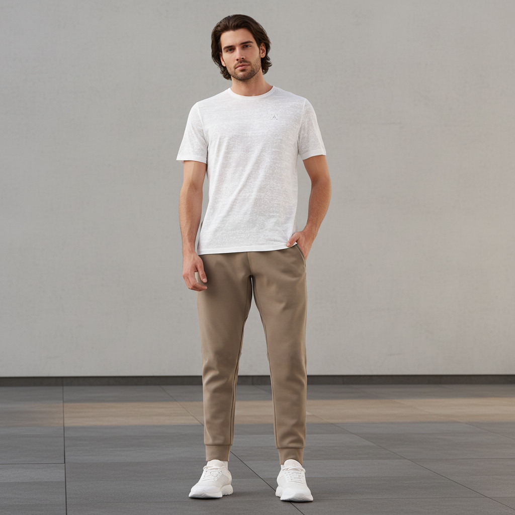 بنطلون رياضي رجالي بقصة عادية ورباط خصر-men-clothing-sportswearandactivewear-bottoms-joggers-image-2