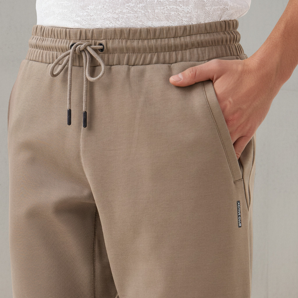 بنطلون رياضي رجالي بقصة عادية ورباط خصر-men-clothing-sportswearandactivewear-bottoms-joggers-image-5