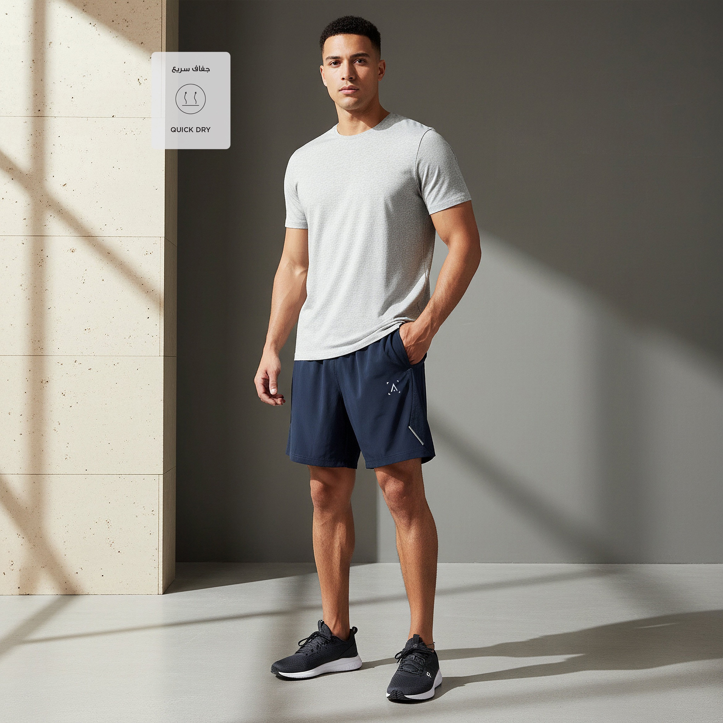 Men Performance Panelled Shorts-men-clothing-bottoms-shorts-image-2