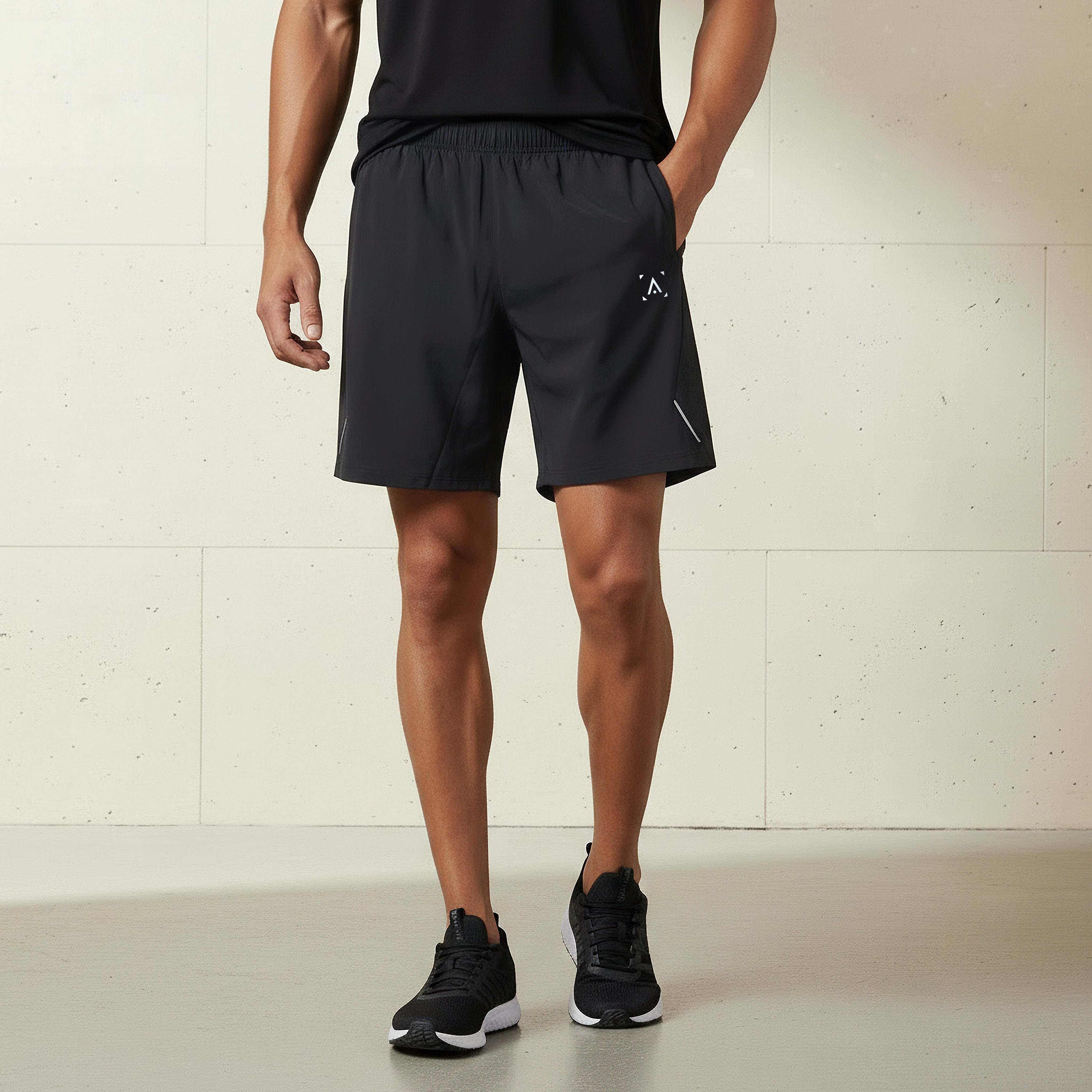 Men Performance Panelled Shorts-men-clothing-bottoms-shorts-image-1