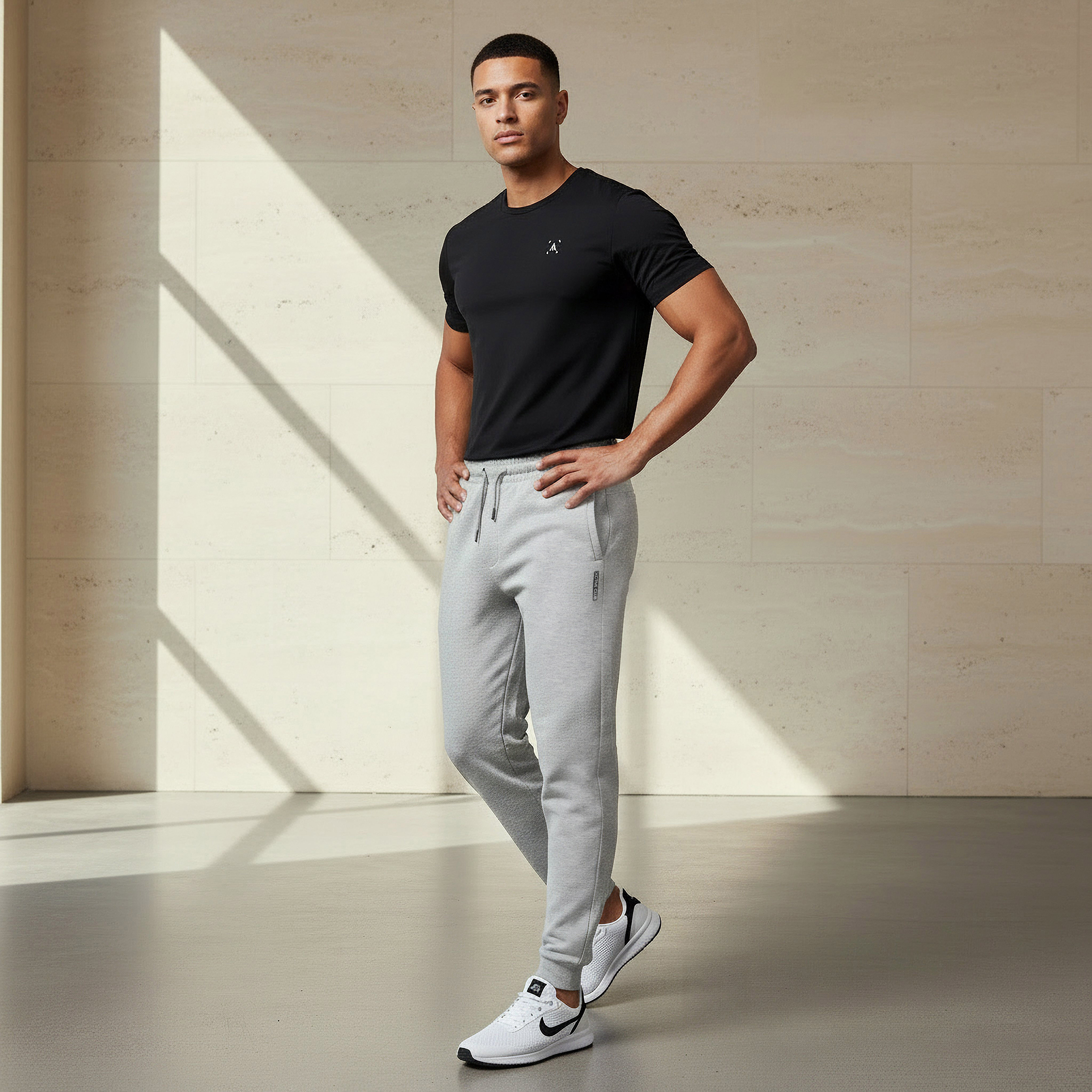 Men Regular Fit Joggers with Pockets-men-clothing-sportswearandactivewear-tracksuits-image-2