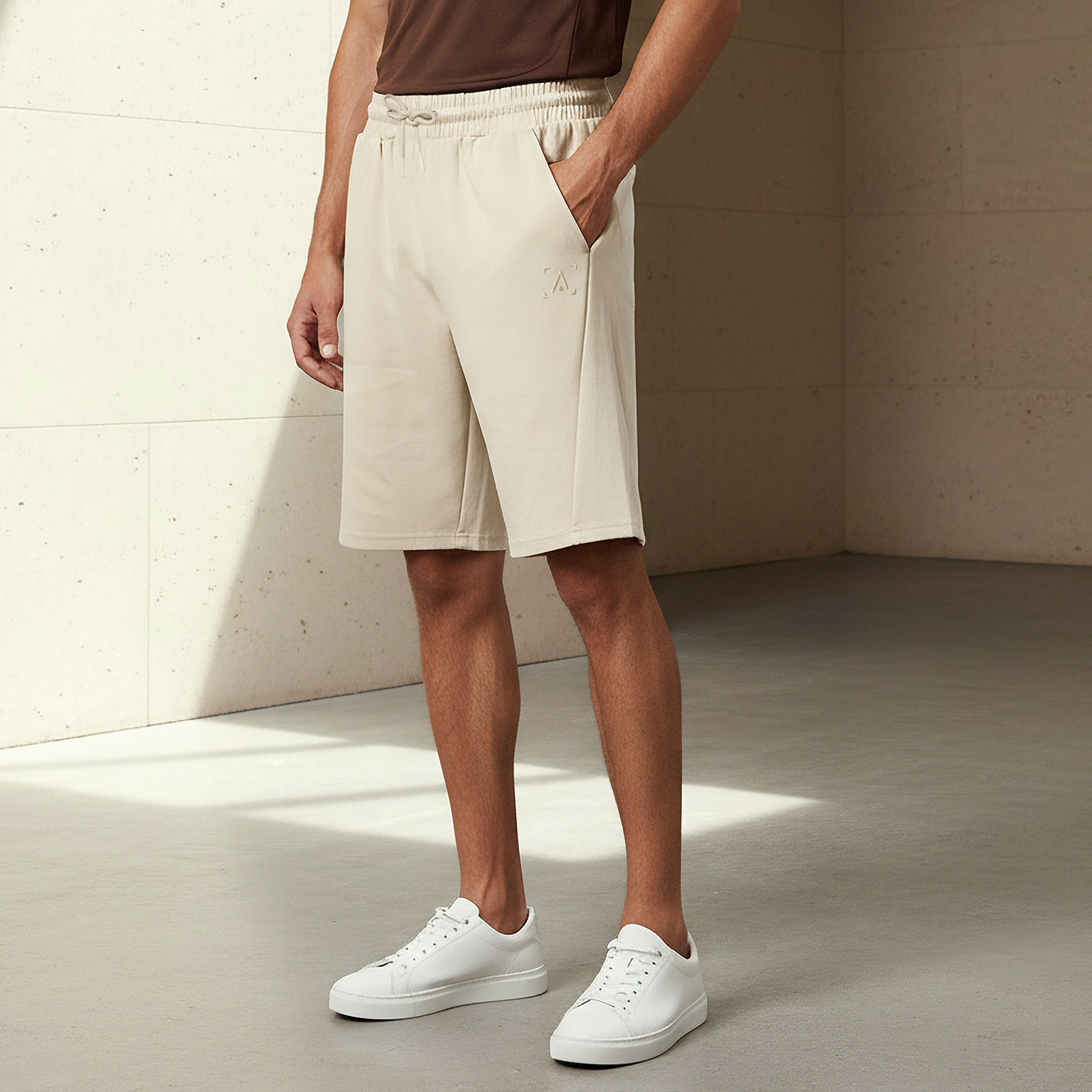 Men Panelled Performance Shorts-men-clothing-bottoms-shorts-image-1