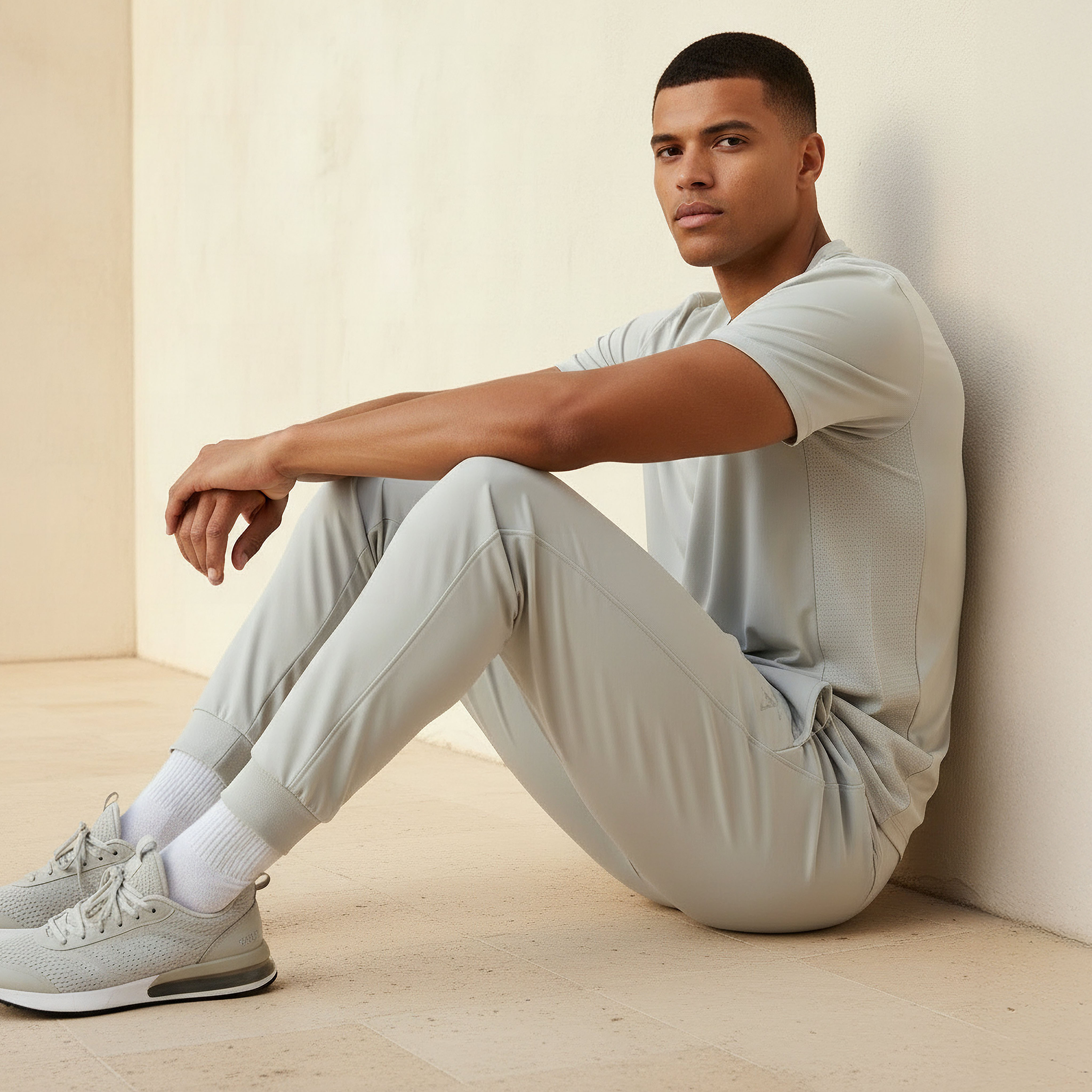 بنطلون رياضي بخصر مطاطي للرجال-men-clothing-sportswearandactivewear-tracksuits-image-1