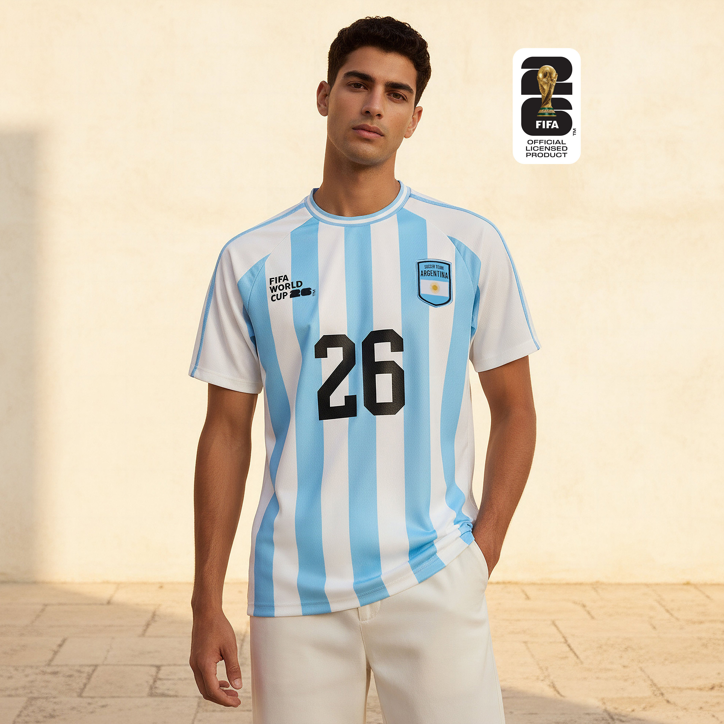 Men FIFA 26 Argentina Print T-shirt-men-clothing-sportswearandactivewear-tshirtsandpolos-image-1