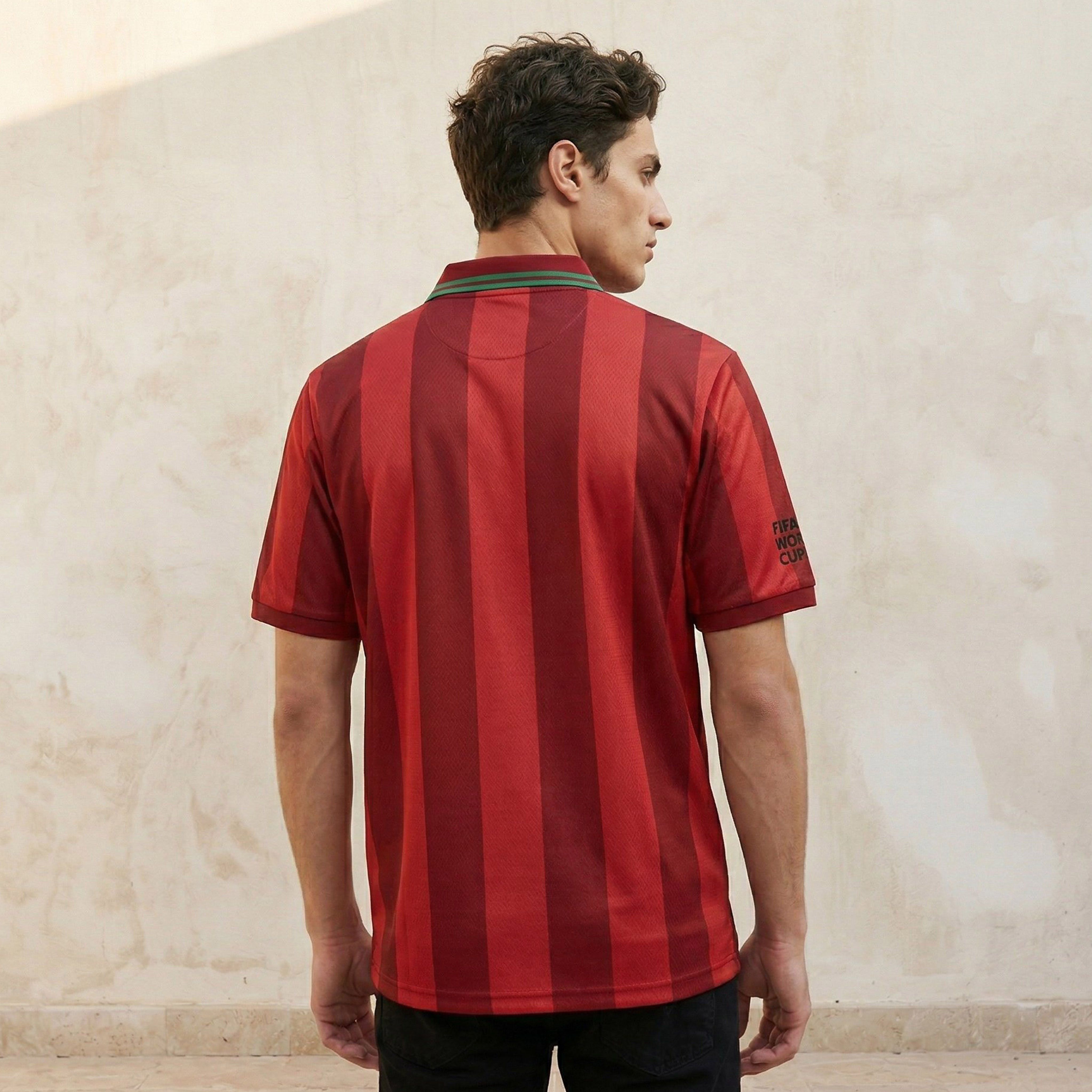 FIFA 26 Portugal Men Collared Neck Short Sleeve T-shirt-men-clothing-sportswearandactivewear-tshirtsandpolos-image-4