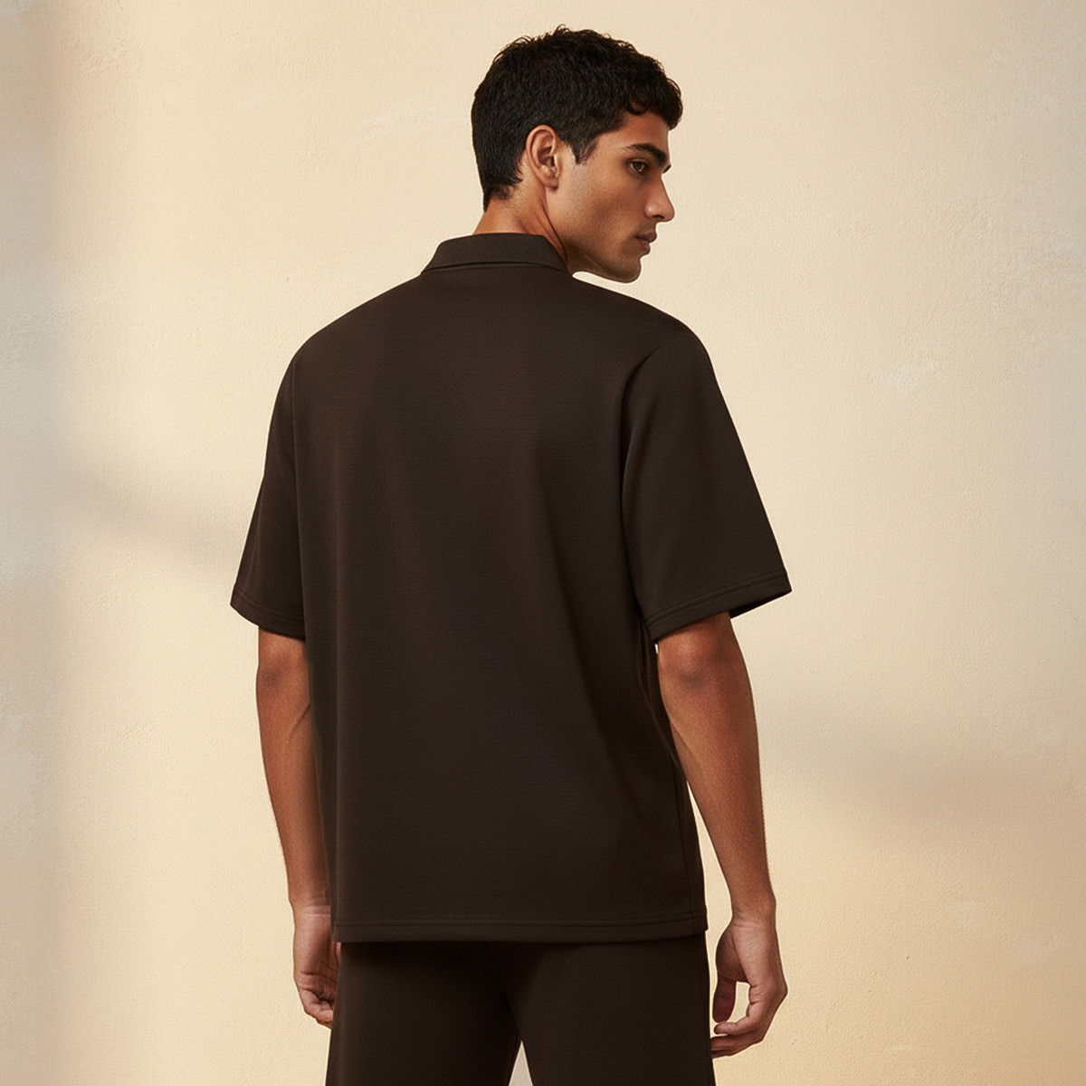 Love Pangolin Men Half Zip Polo T-shirt-men-clothing-tshirtsandpolos-polos-image-4