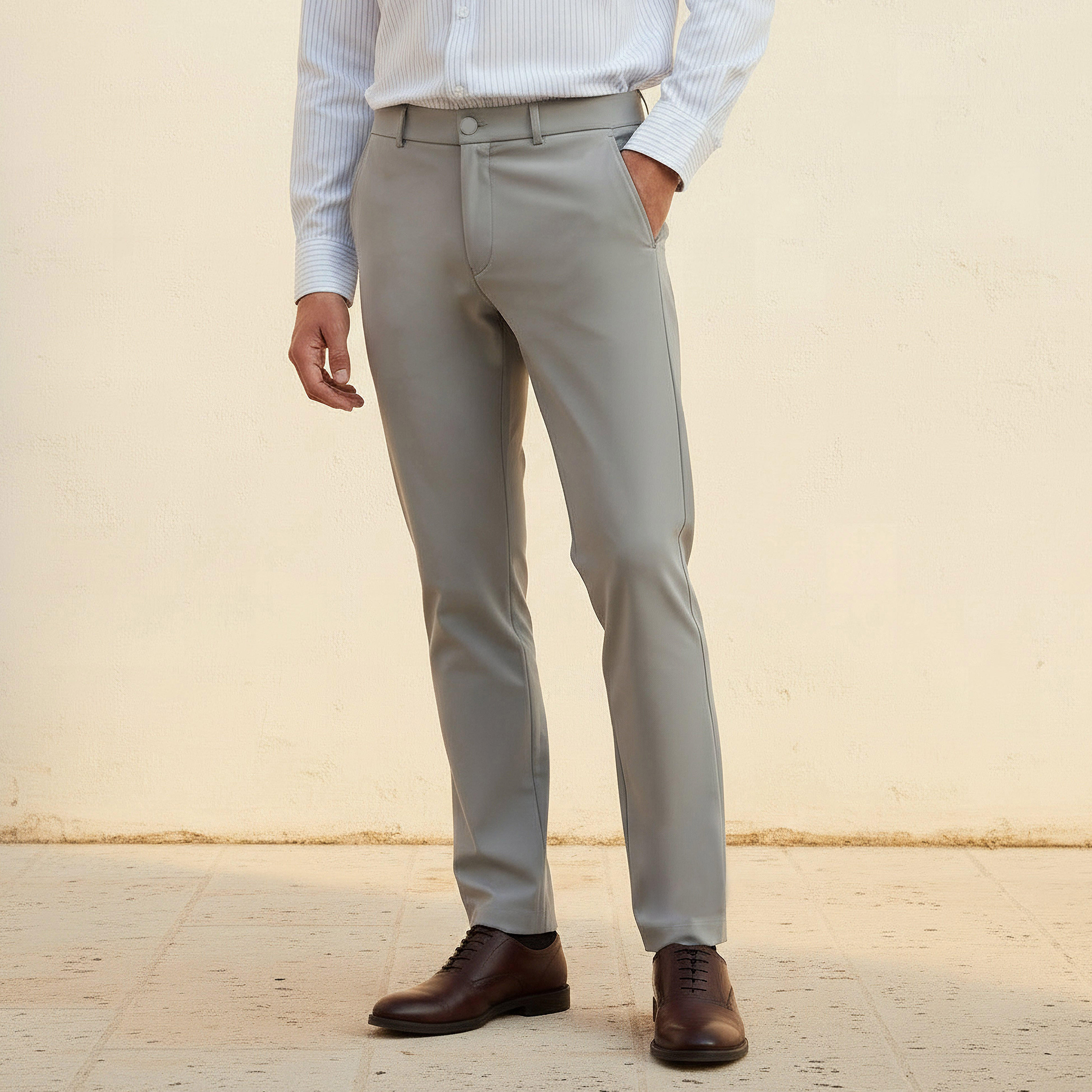 بنطلون أداء عالي بقصة عادية للرجال من لوف بانغولين-men-clothing-bottoms-trousersandchinos-trousers-image-1