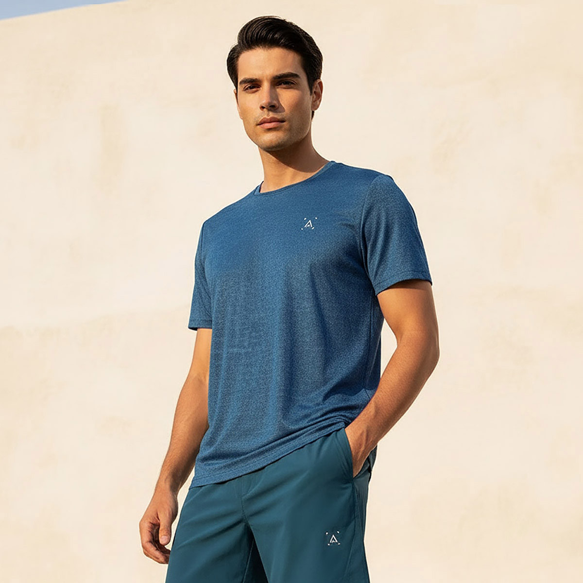Men 4-Way Stretch Performance T-shirt-men-clothing-sportswearandactivewear-tshirtsandpolos-image-1