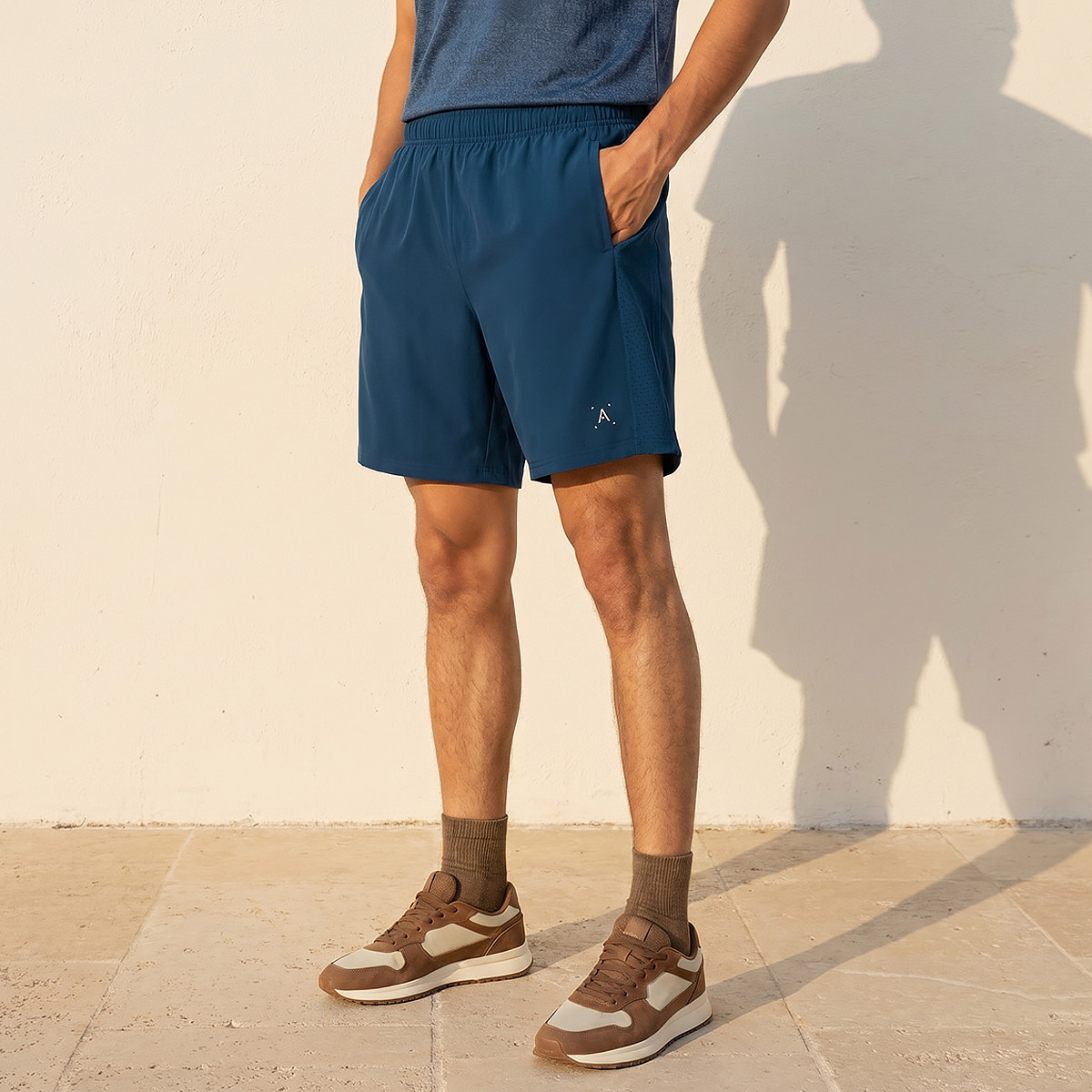 Perforated Panel Performance Shorts-men-clothing-bottoms-shorts-image-1