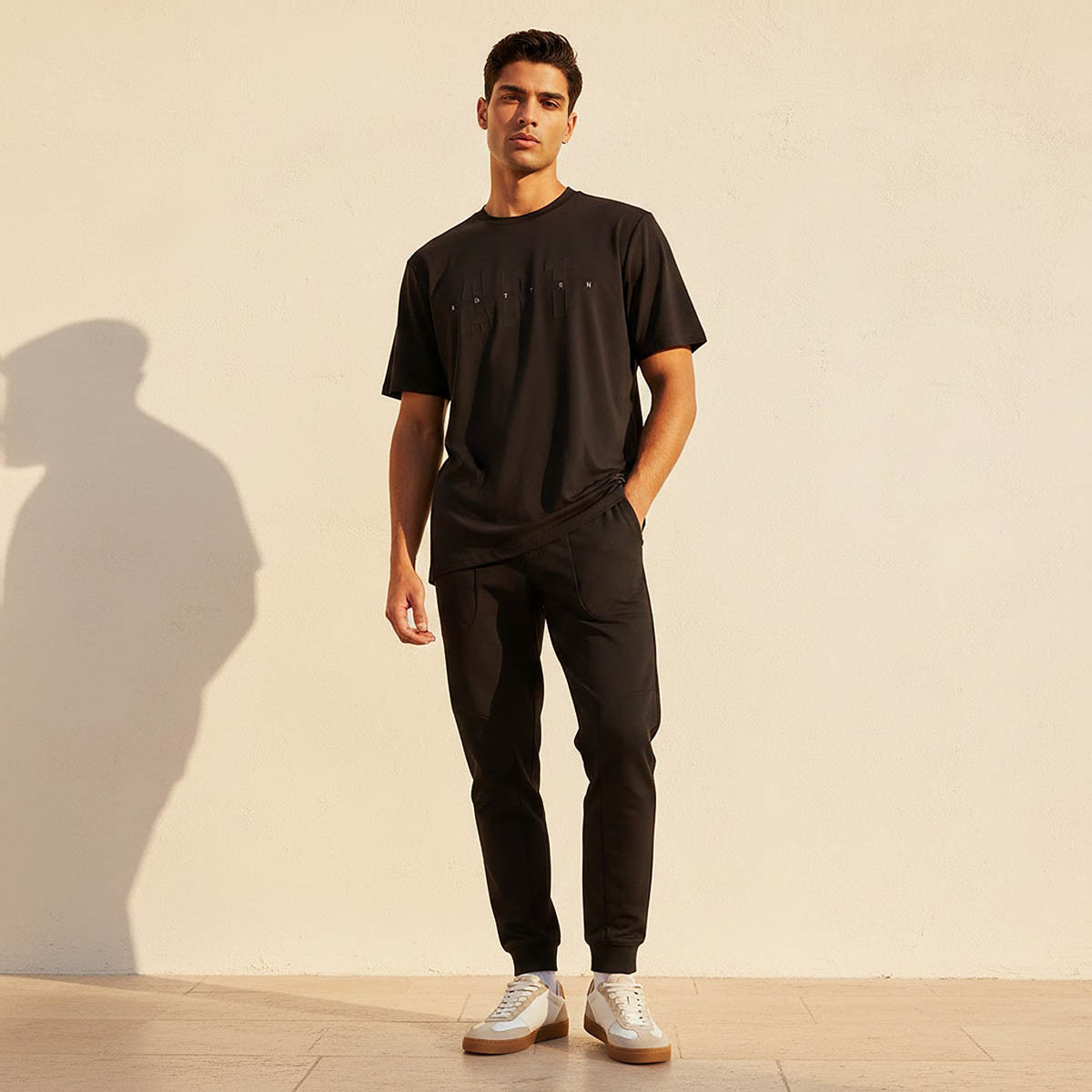Men Embossed Detail 2 Way Stretch T-shirt-men-clothing-sportswearandactivewear-tshirtsandpolos-image-3