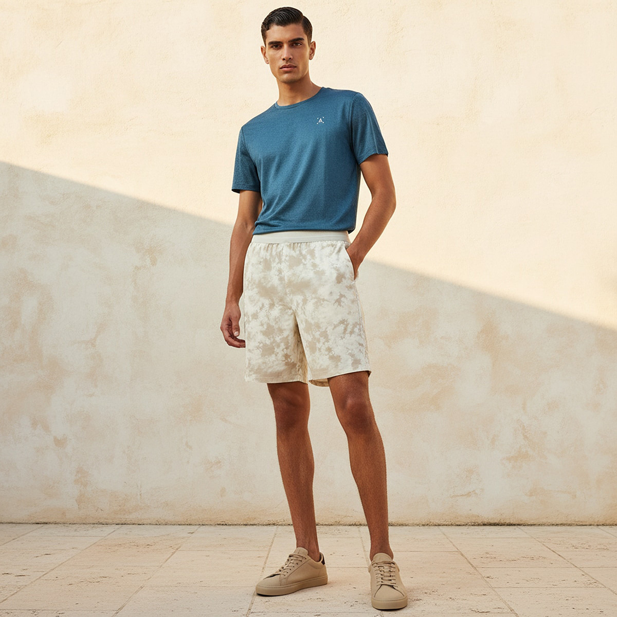 Men 2-Way Stretch Printed Shorts-men-clothing-bottoms-shorts-image-3