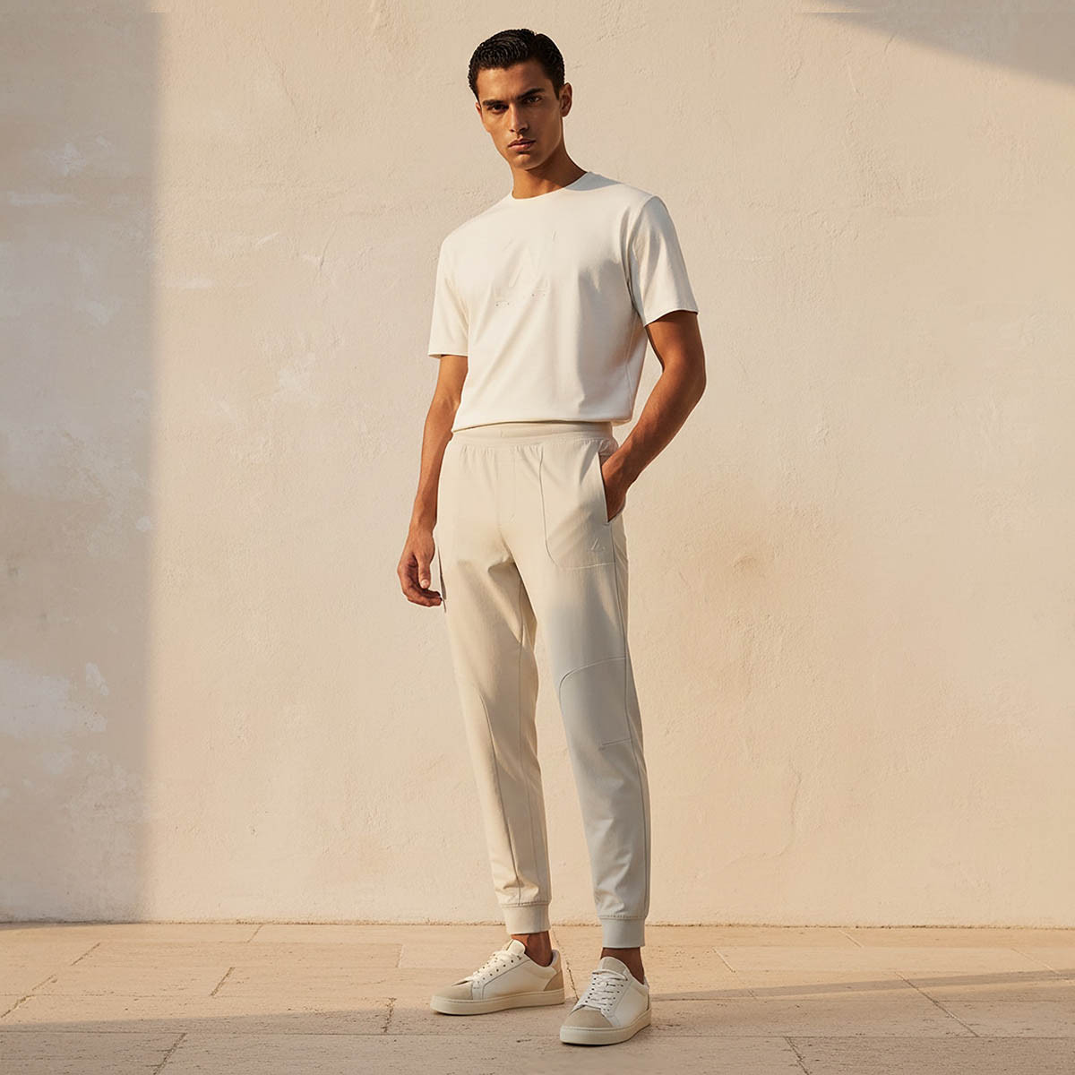 Men Panelled 4 Way Stretch Joggers-men-clothing-sportswearandactivewear-bottoms-joggers-image-3