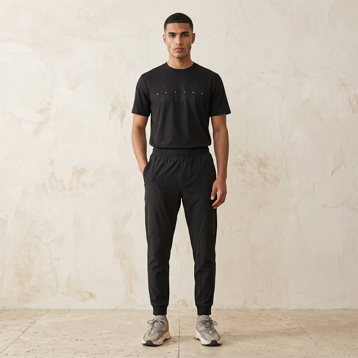 Men Panelled 4 Way Stretch Joggers-men-clothing-sportswearandactivewear-bottoms-joggers-image-3
