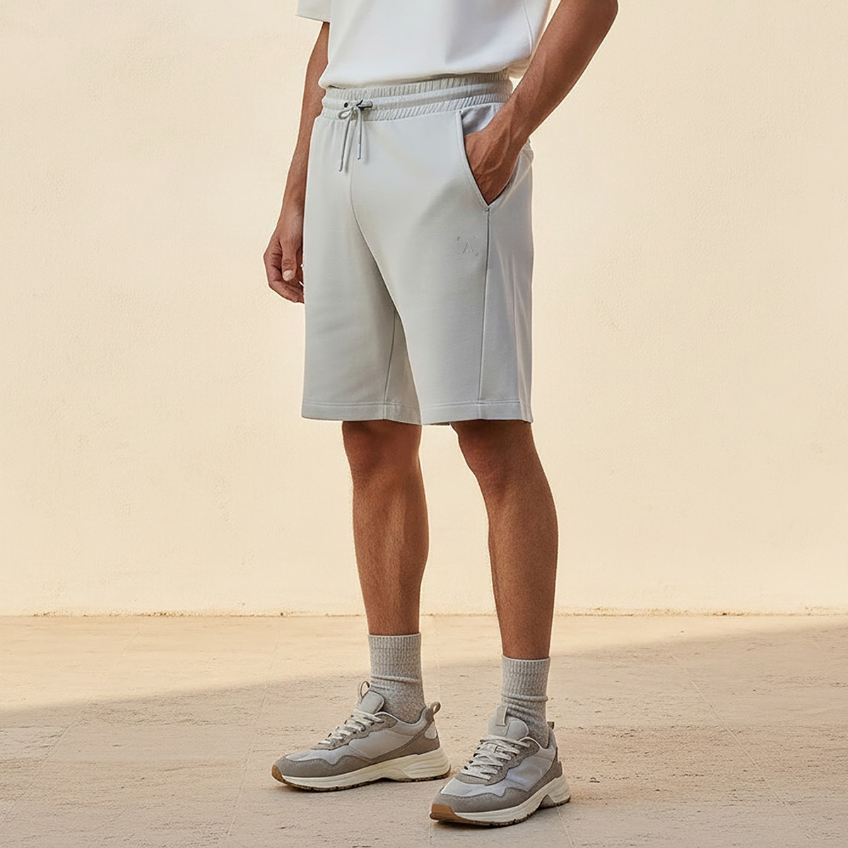 Men Performance Perforated Panel Shorts-men-clothing-bottoms-shorts-image-1