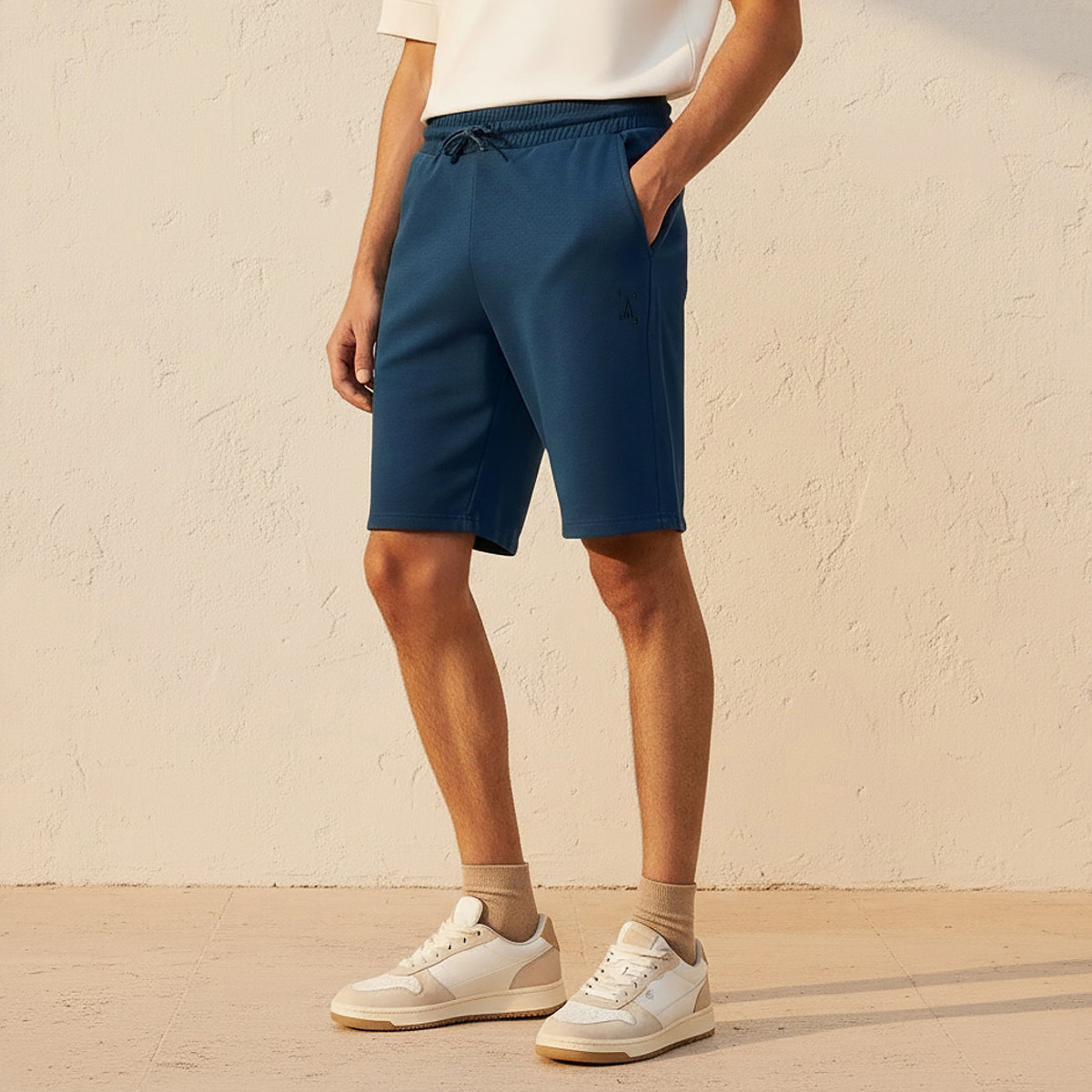 Men Performance Perforated Panel Shorts-men-clothing-bottoms-shorts-image-1
