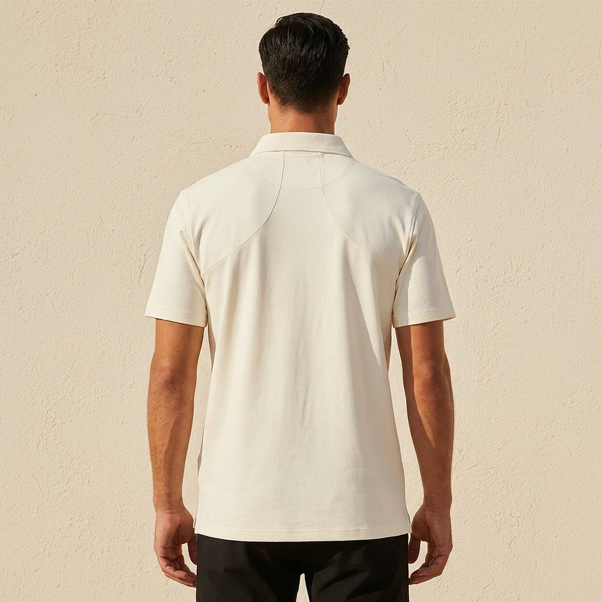 تيشيرت بولو مرن بياقة كلاسيكية أنيقة-men-clothing-sportswearandactivewear-tshirtsandpolos-image-4