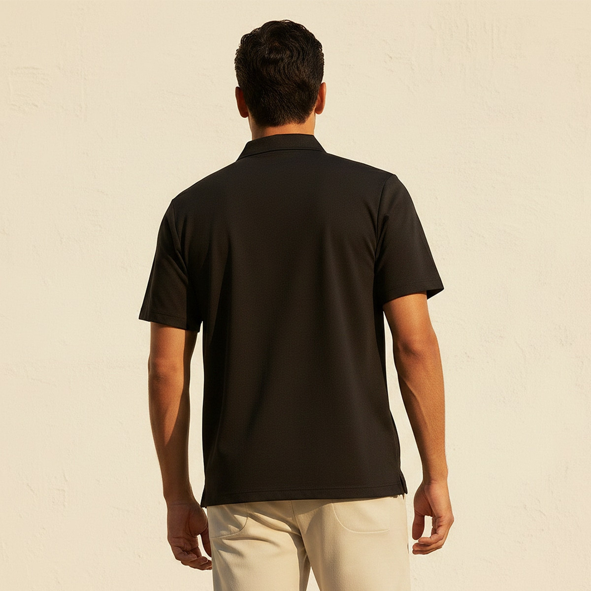 تيشيرت بولو مرن بياقة كلاسيكية أنيقة-men-clothing-sportswearandactivewear-tshirtsandpolos-image-4