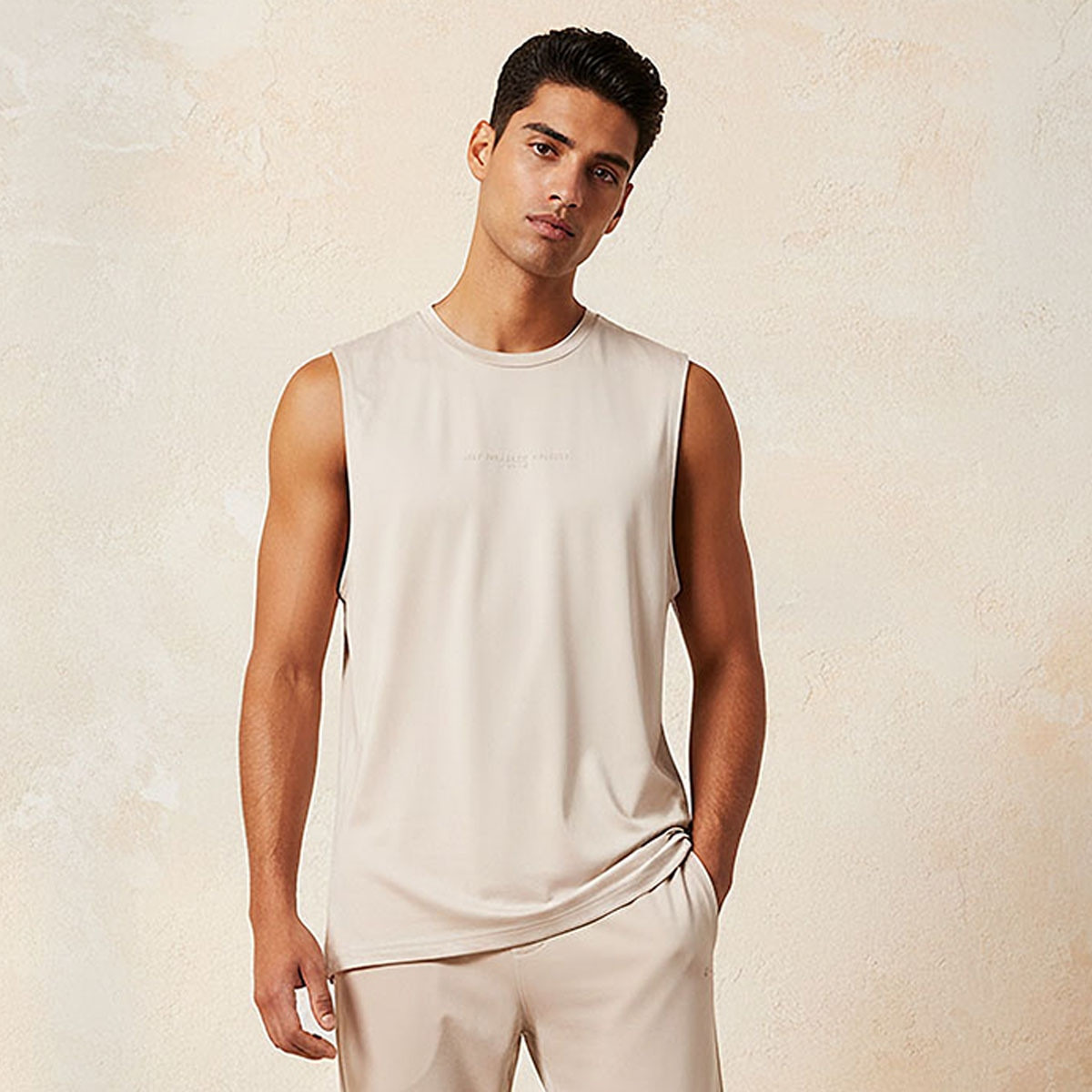 Crew Neck Sleeveless T-shirt-men-clothing-sportswearandactivewear-tshirtsandpolos-image-1