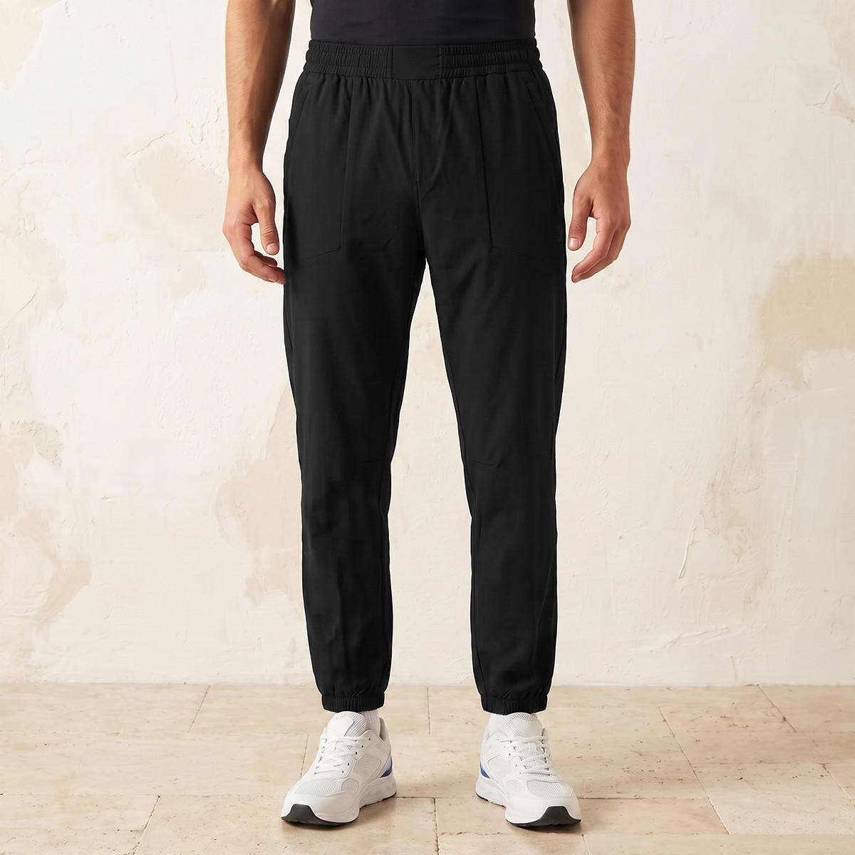 Panelled 4-Way Stretch Joggers-men-clothing-sportswearandactivewear-bottoms-joggers-image-1
