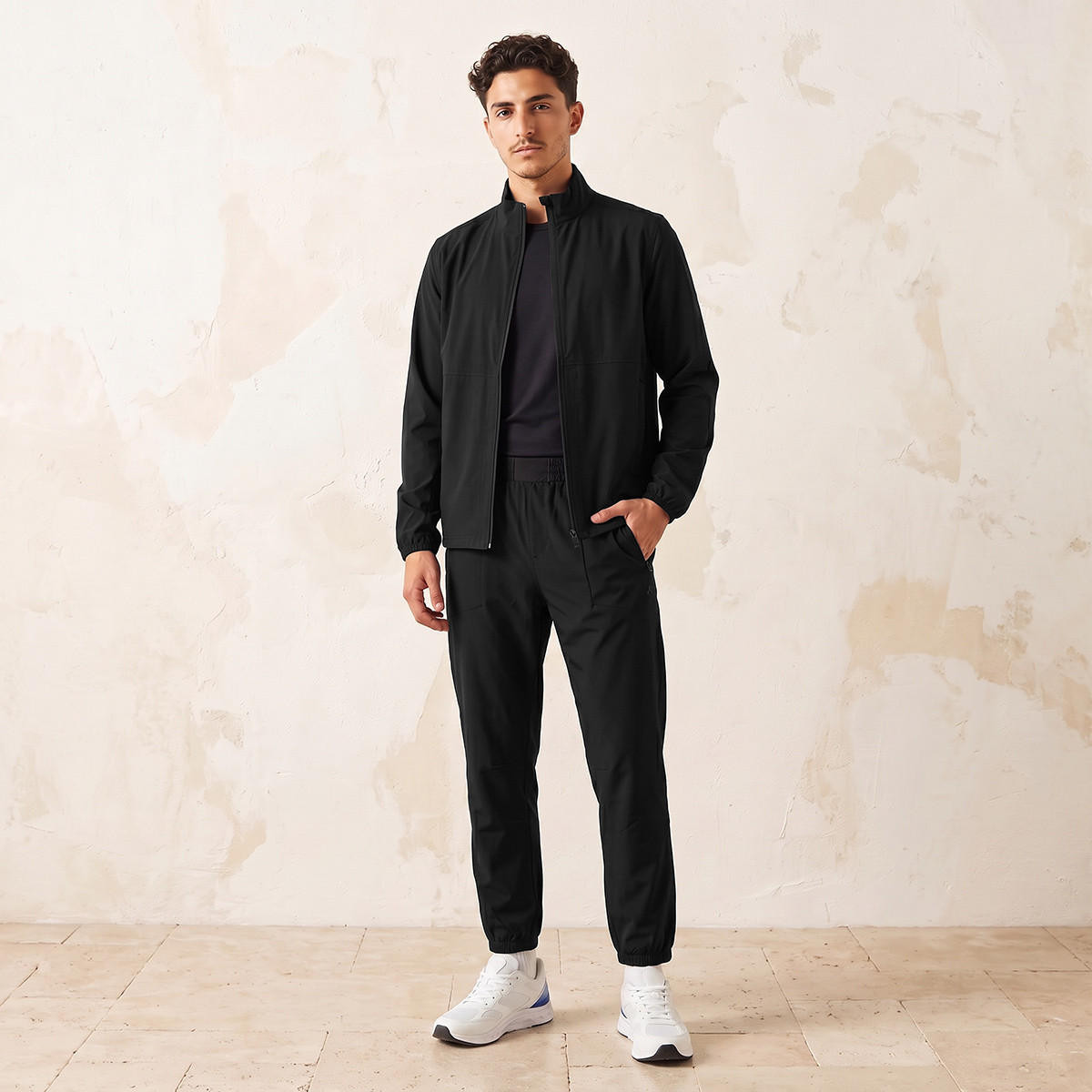 Panelled 4-Way Stretch Joggers-men-clothing-sportswearandactivewear-bottoms-joggers-image-2