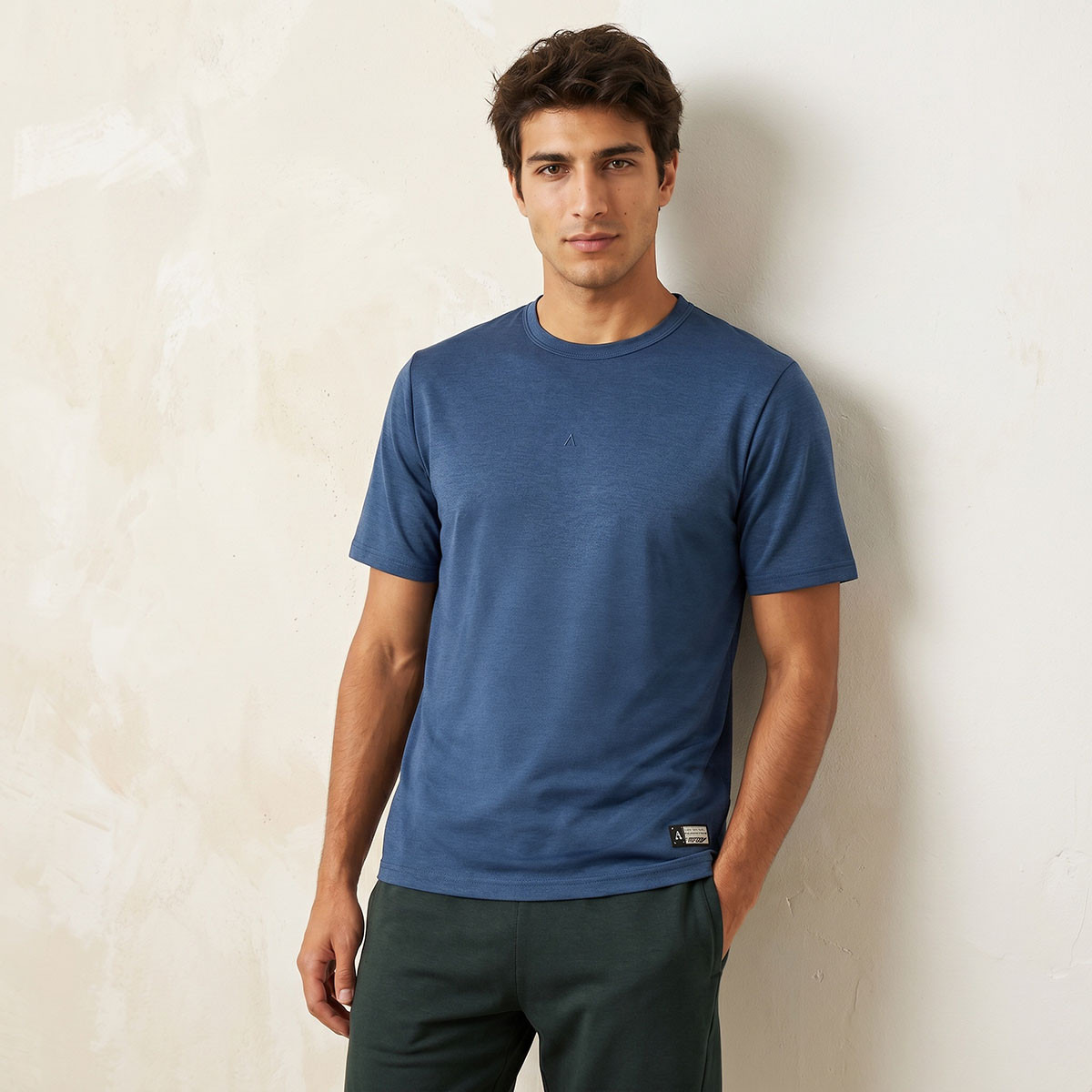 Typographic Print Performance T-shirt-men-clothing-sportswearandactivewear-tshirtsandpolos-image-1