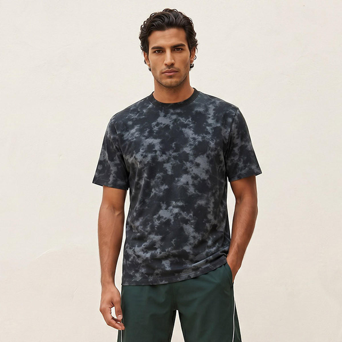 Printed Crew Neck T-shirt-men-clothing-sportswearandactivewear-tshirtsandpolos-image-2