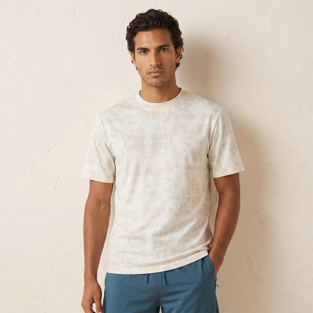 Printed Crew Neck T-shirt-men-clothing-sportswearandactivewear-tshirtsandpolos-image-2