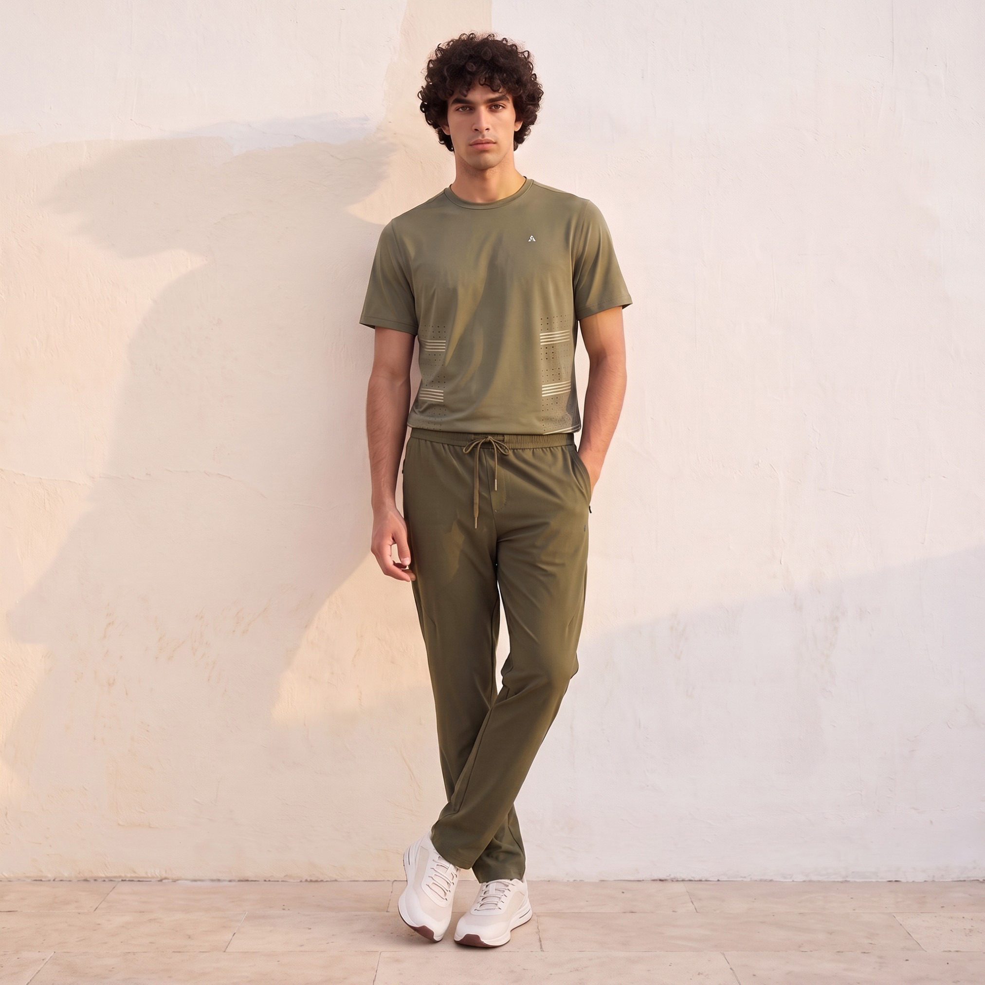 بنطلون رياضي قابل للتمدد في اتجاهين-men-clothing-sportswearandactivewear-bottoms-joggers-image-2