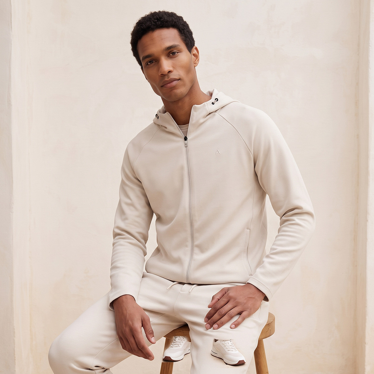 Zip Closure Hooded Jacket-men-clothing-jacketsandblazers-jackets-image-1
