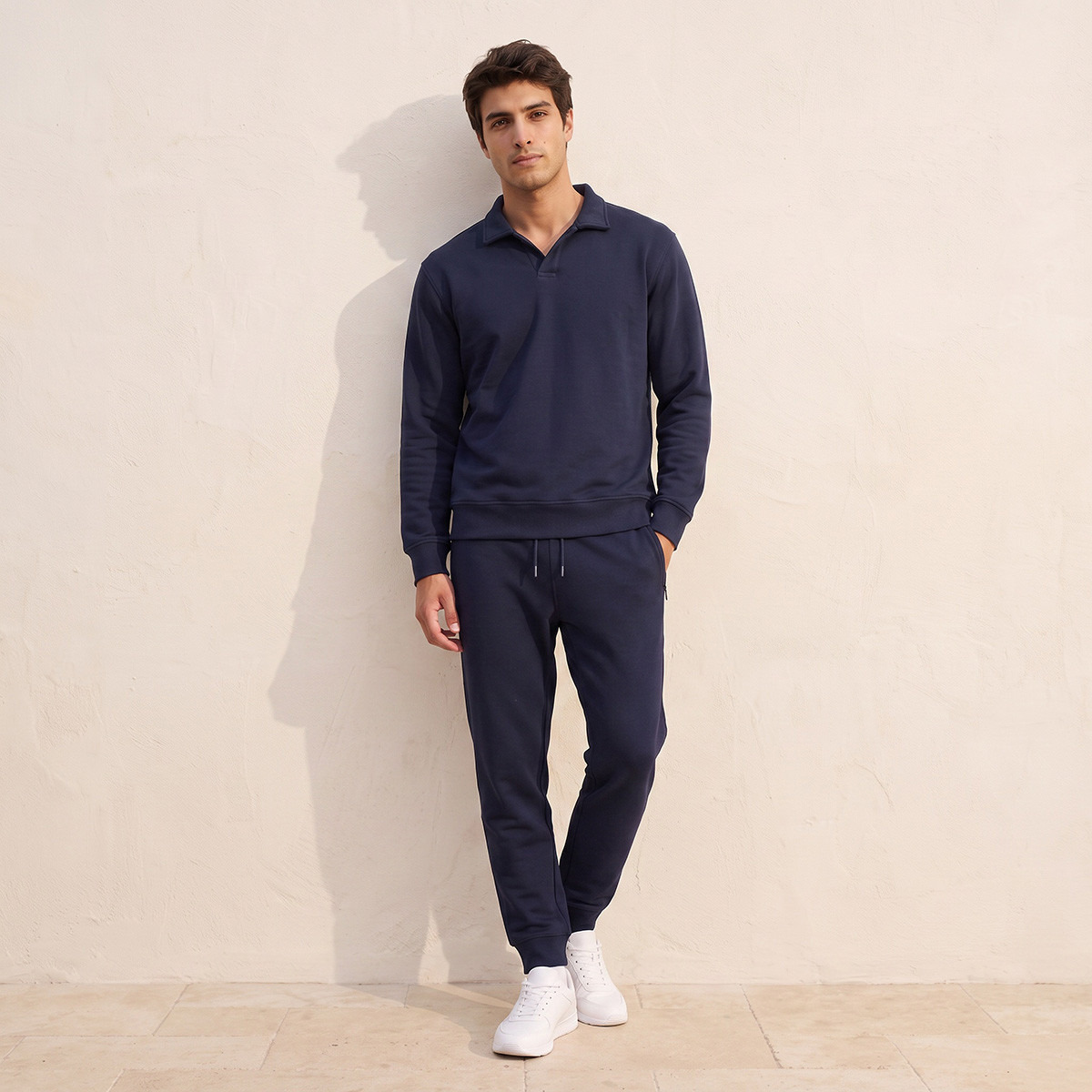 Drawstring Waist Joggers-men-clothing-sportswearandactivewear-bottoms-joggers-image-2