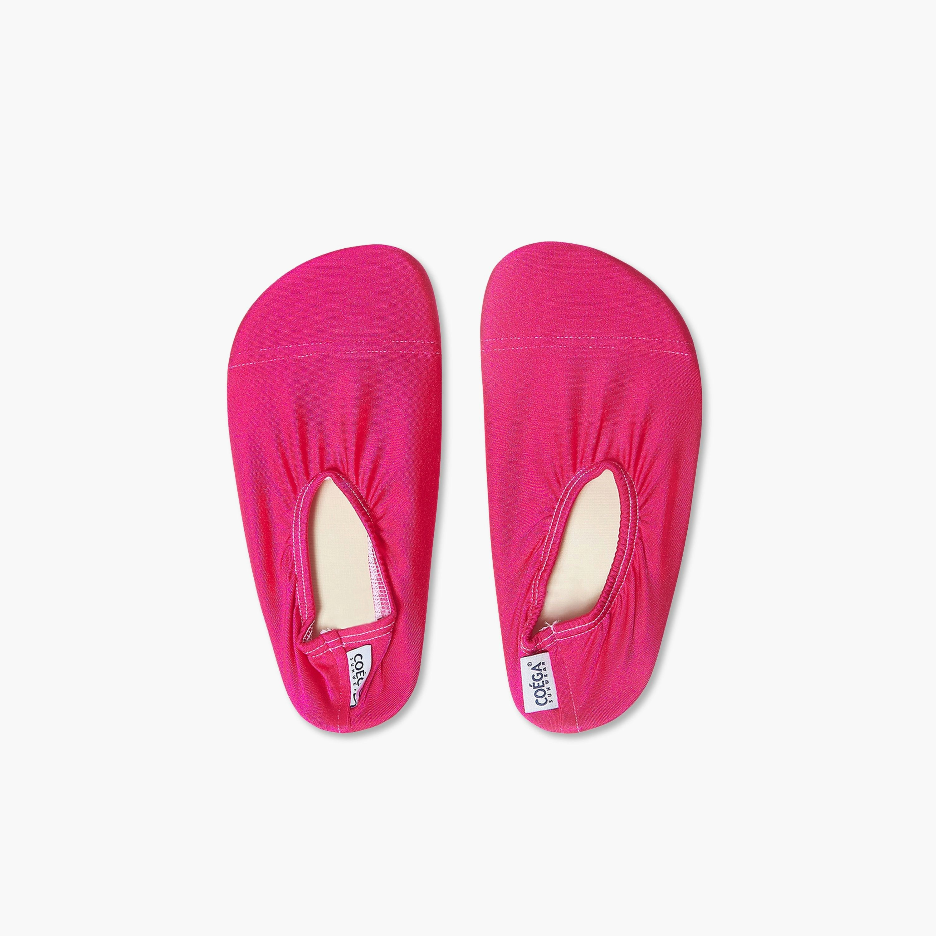 كويغا - حذاء سباحة للبنات - لون وردي سادة-girls-clothing-swimwear-image-1