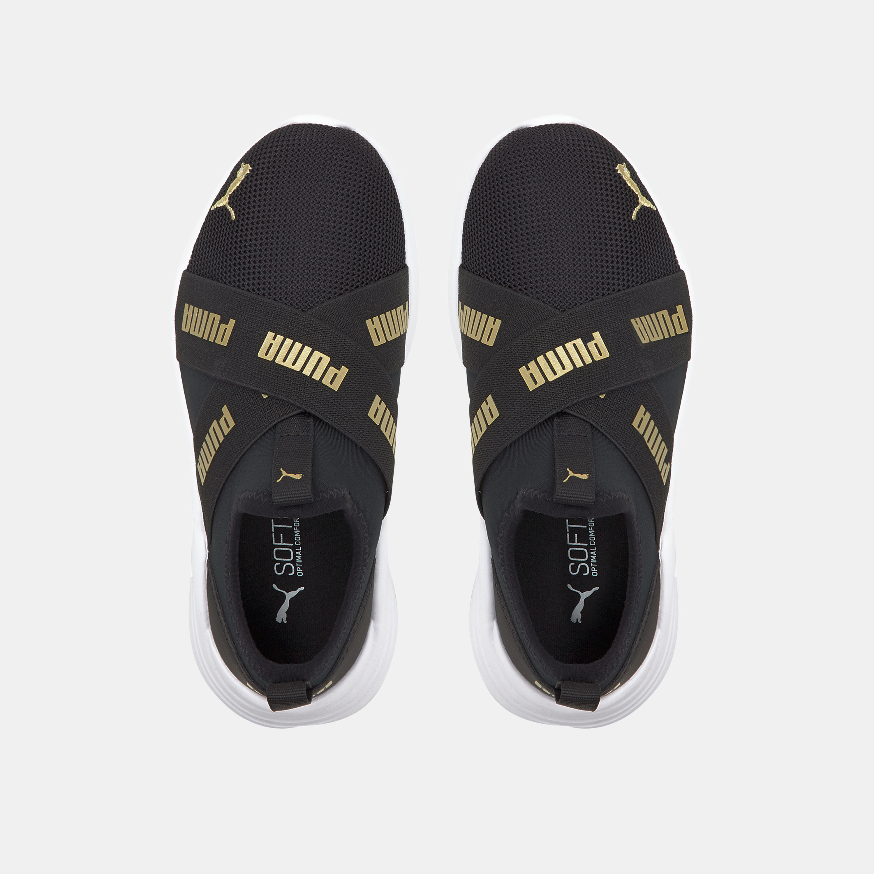 PUMA Girls Running Shoes with Slip On Closure