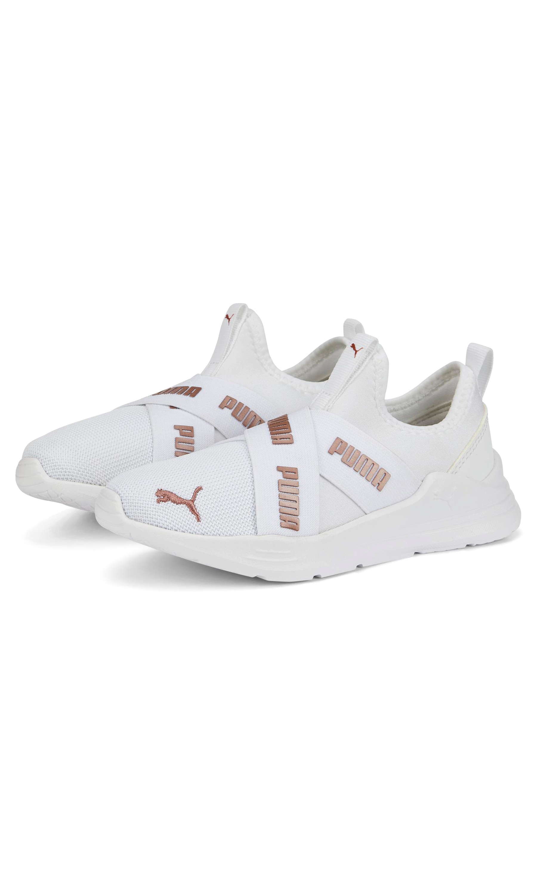 Shop Puma Girls Wired Run Slip-On Running Shoes Online | Centrepoint Qatar