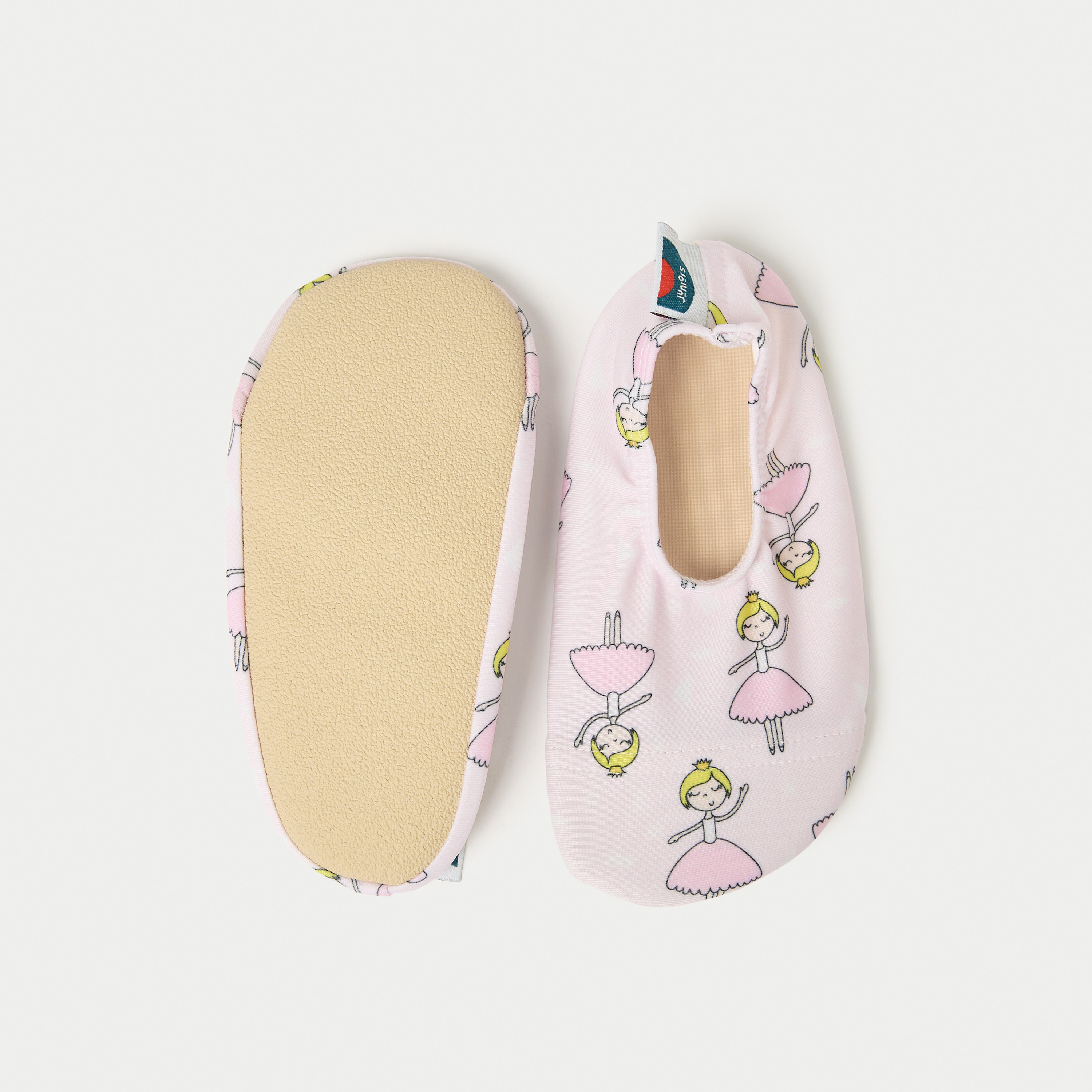 Juniors All-Over Ballerina Print Slip-On Pool Shoes-girls-clothing-sportswear-swimwear-image-2