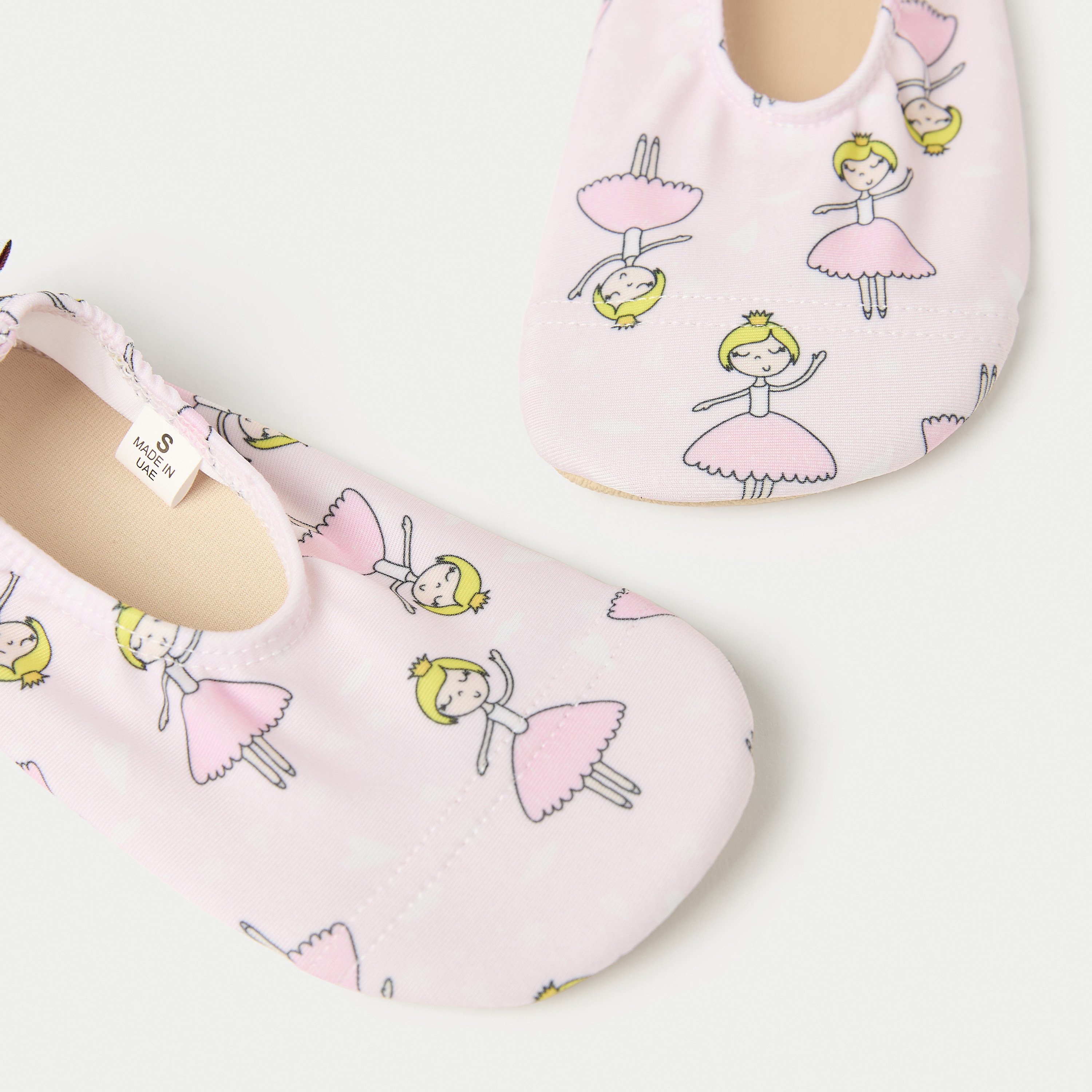 Juniors All-Over Ballerina Print Slip-On Pool Shoes-girls-clothing-sportswear-swimwear-image-4
