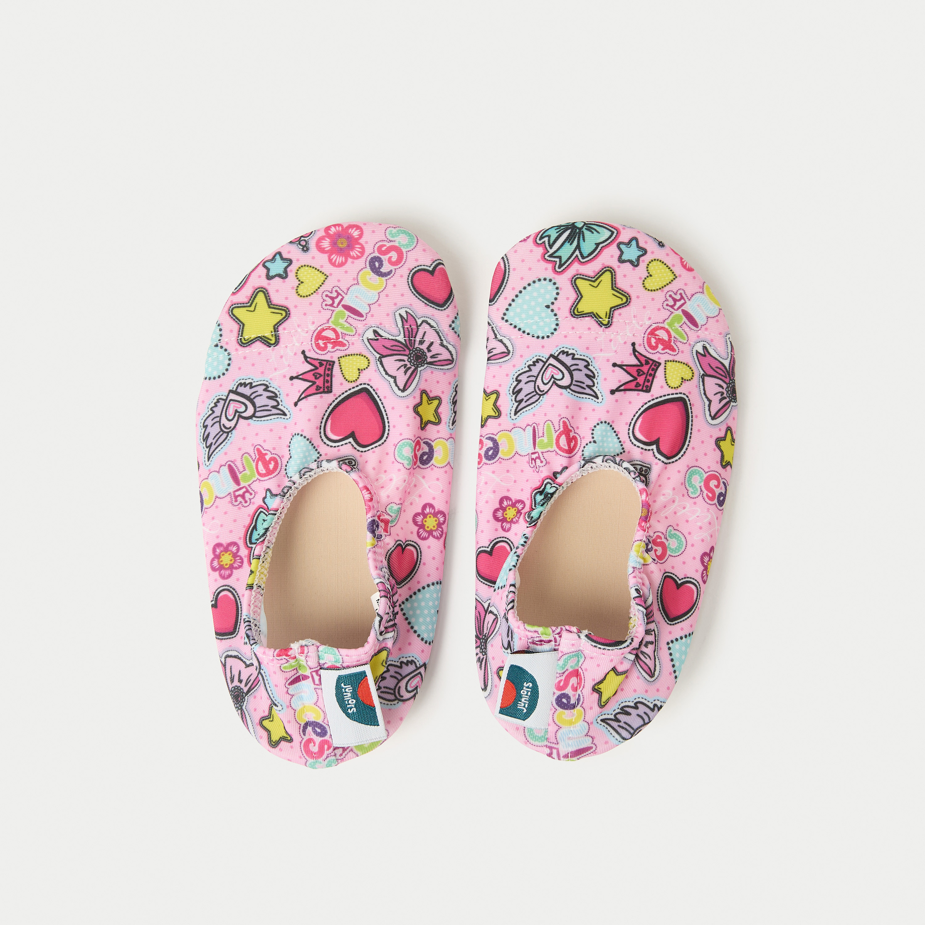 Juniors All-Over Print Slip-On Pool Shoes-baby-girls-clothing-swimwear-image-1