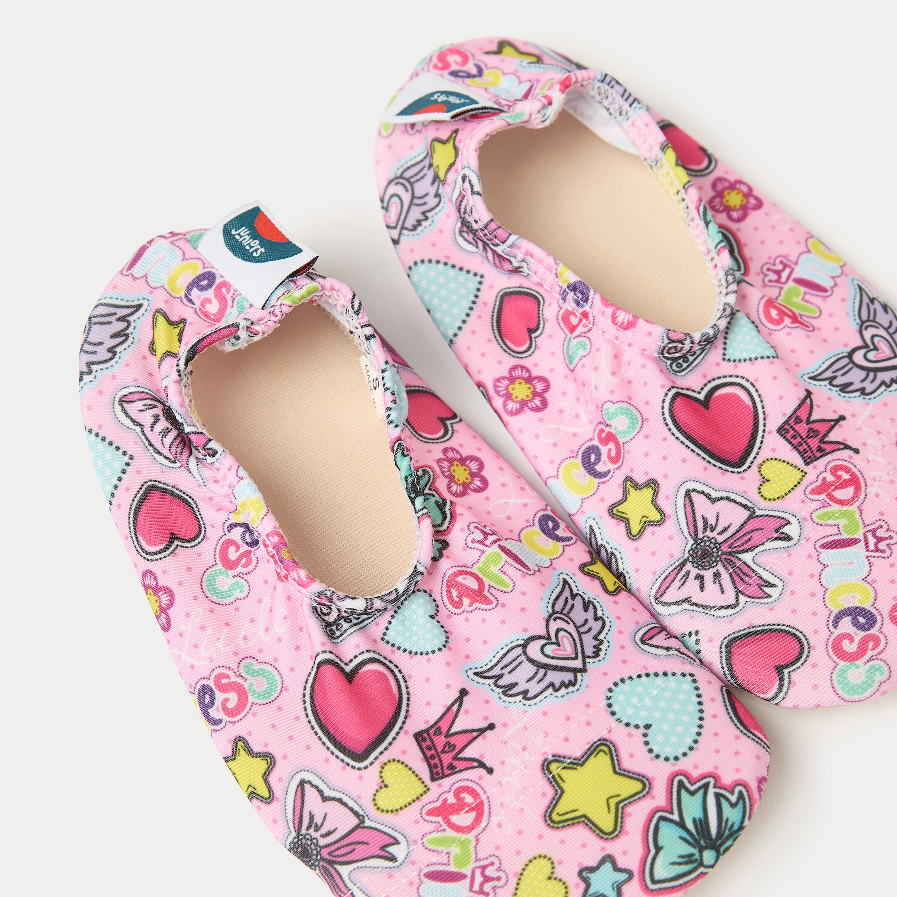Juniors All-Over Print Slip-On Pool Shoes-baby-girls-clothing-swimwear-image-2