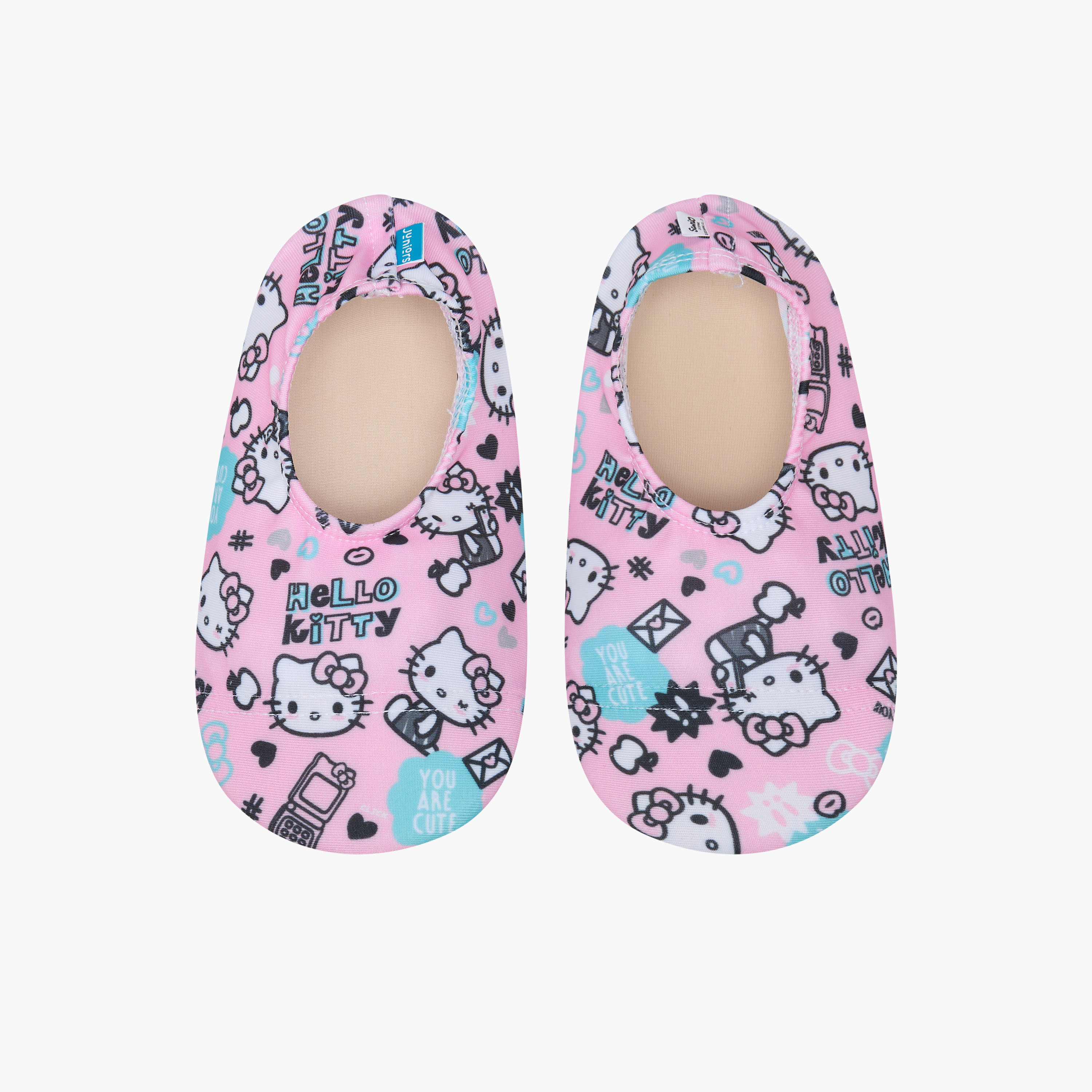 COEGA Sunwear Hello Kitty Print Slip-On Pool Shoes-baby-girls-clothing-swimwear-image-1