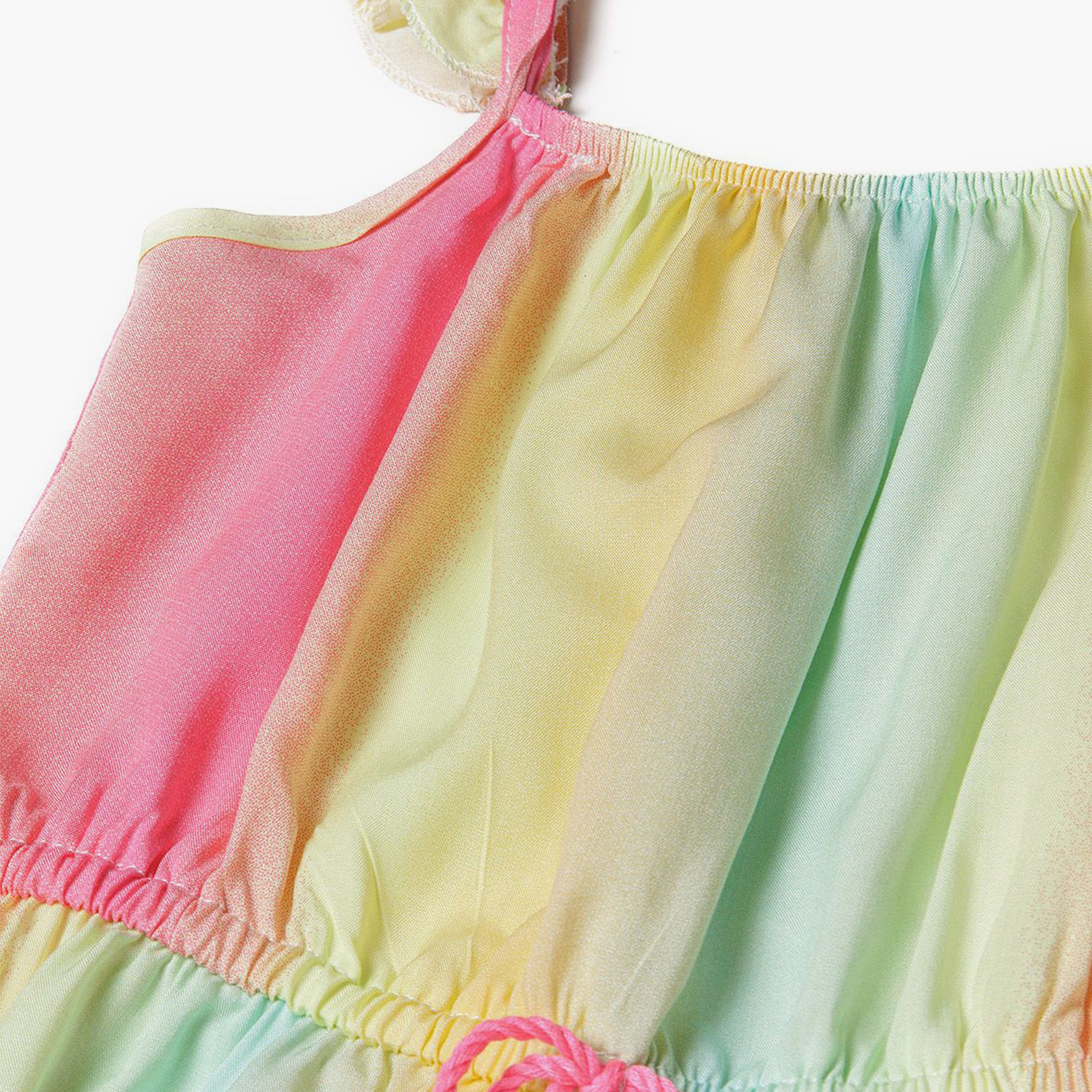 Minoti Printed Cap Sleeve Jumpsuits-girls-clothing-rompers-image-3