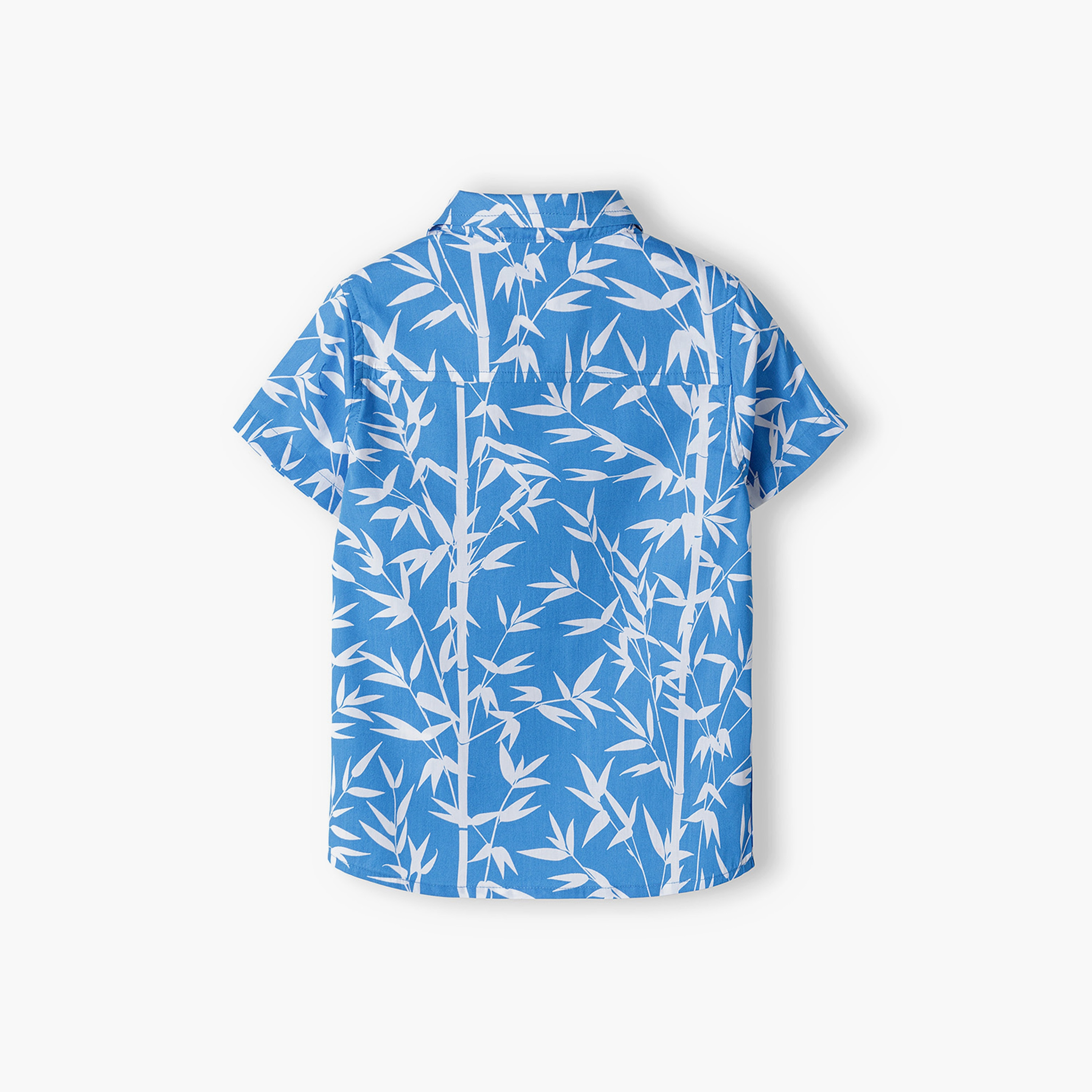 Minoti Printed Short Sleeves Poplin Shirt-cpkids-clothing-boys-tops-shirts-image-4