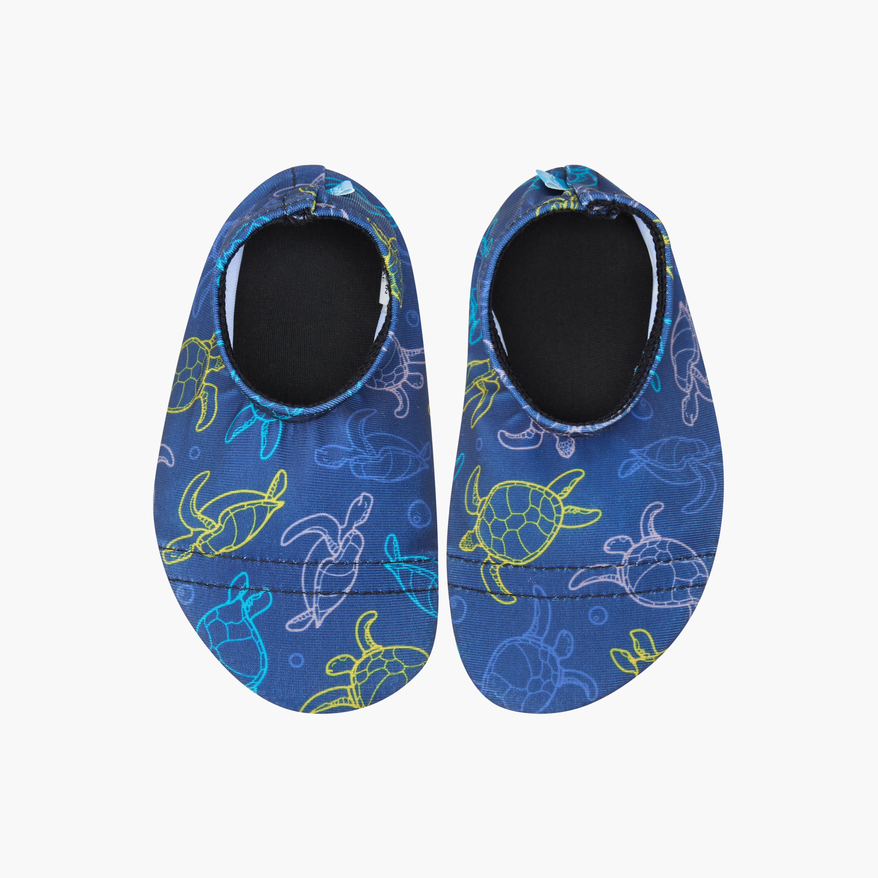 Juniors Turtle Print Slip-On Pool Shoes-baby-boys-clothing-swimwear-image-1