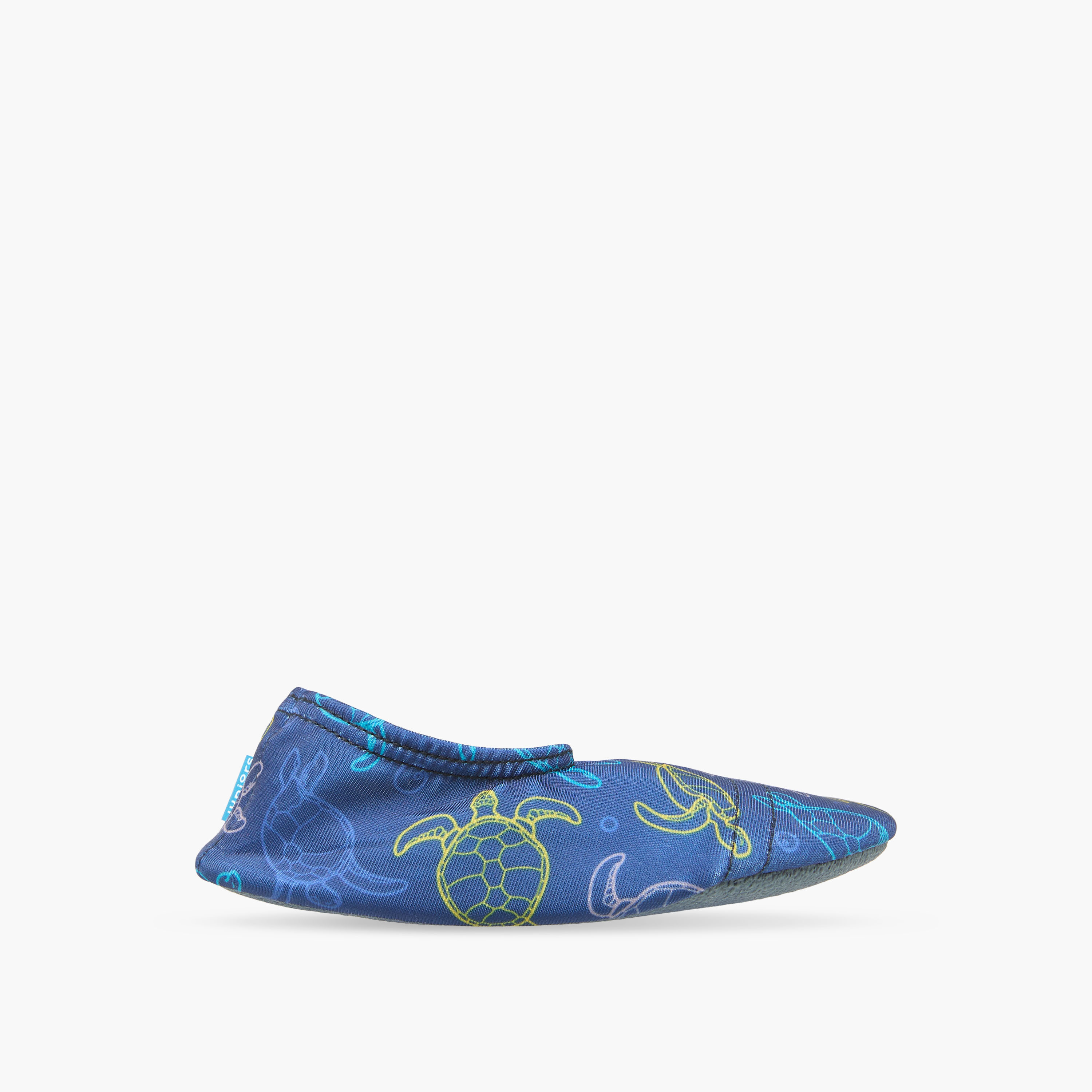 Juniors Turtle Print Slip-On Pool Shoes-baby-boys-clothing-swimwear-image-2