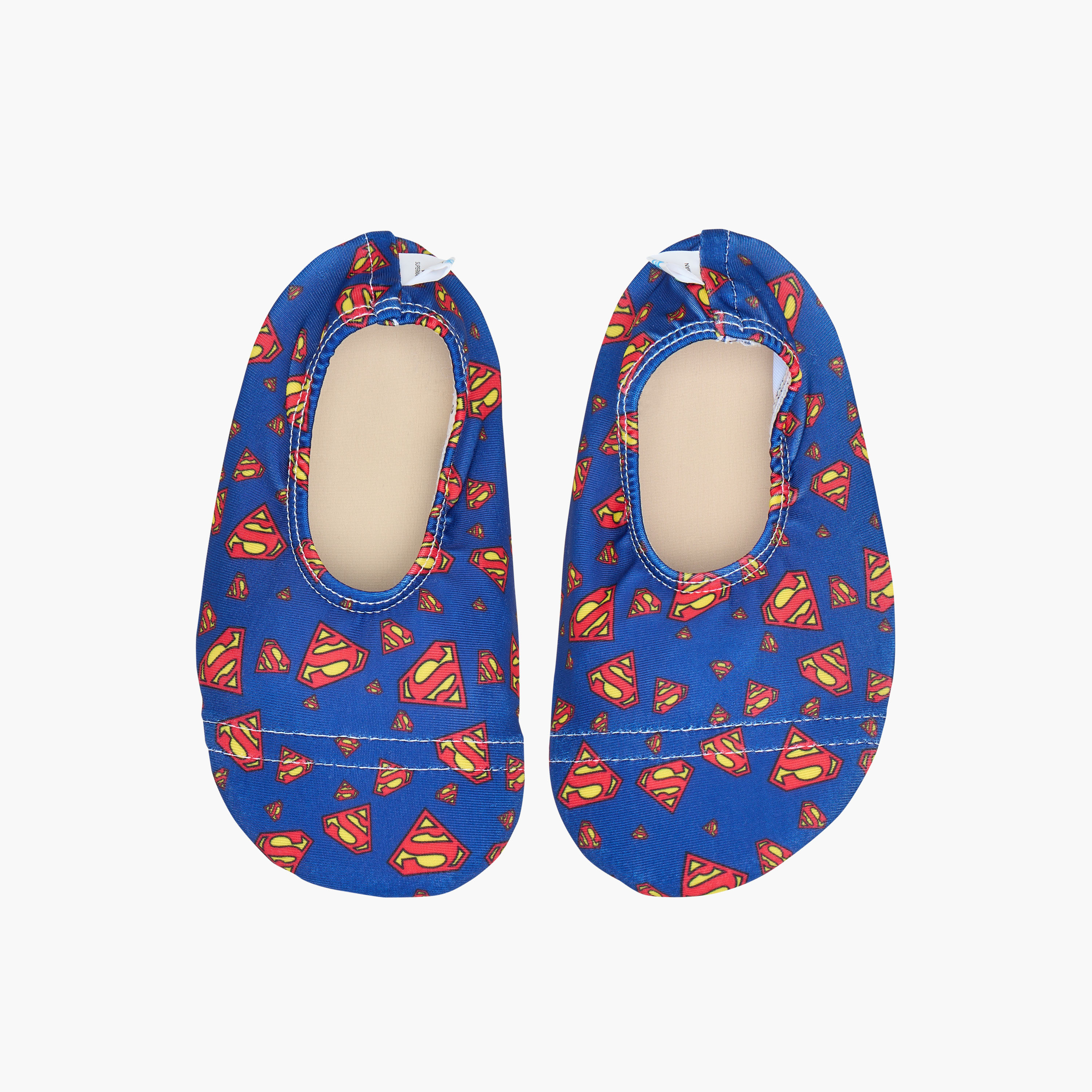 Juniors Sunwear Superman Print Slip-On Pool Shoes-baby-boys-clothing-swimwear-image-1