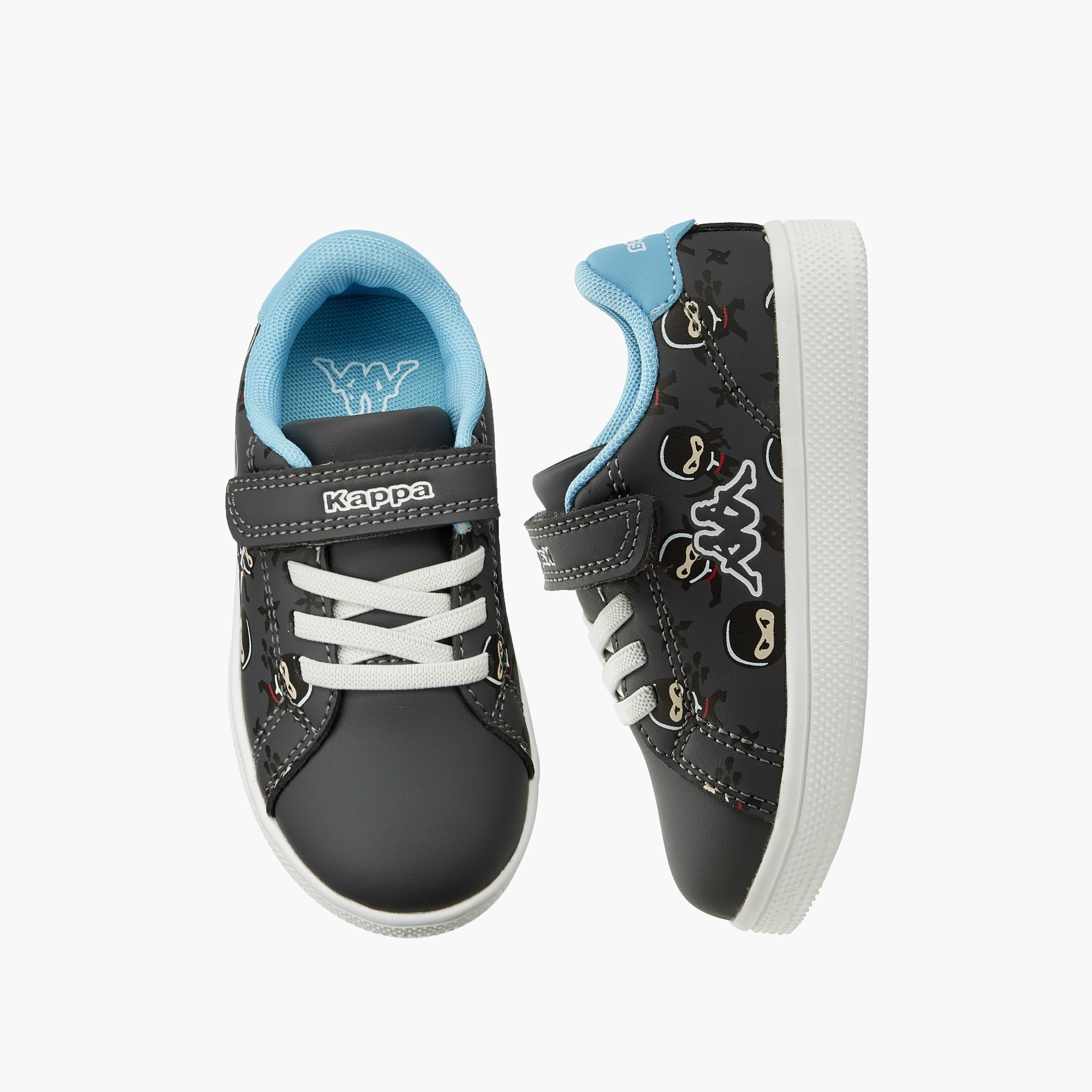Kappa Boys Hook & Loop Sports Shoes-boys-shoes-sports-image-1