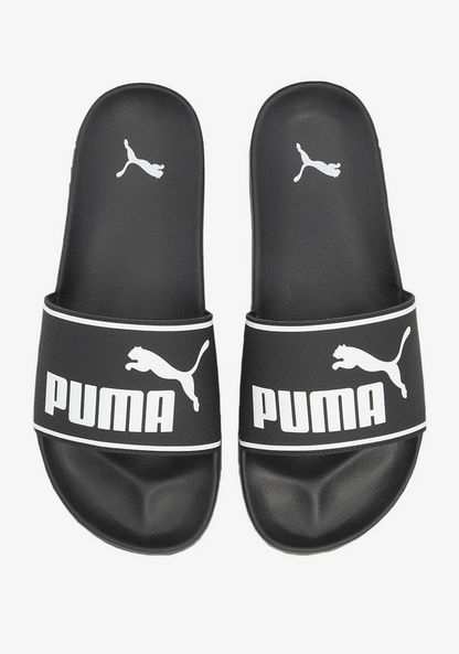 Puma Men's Logo Print Slip-On Slide Slippers