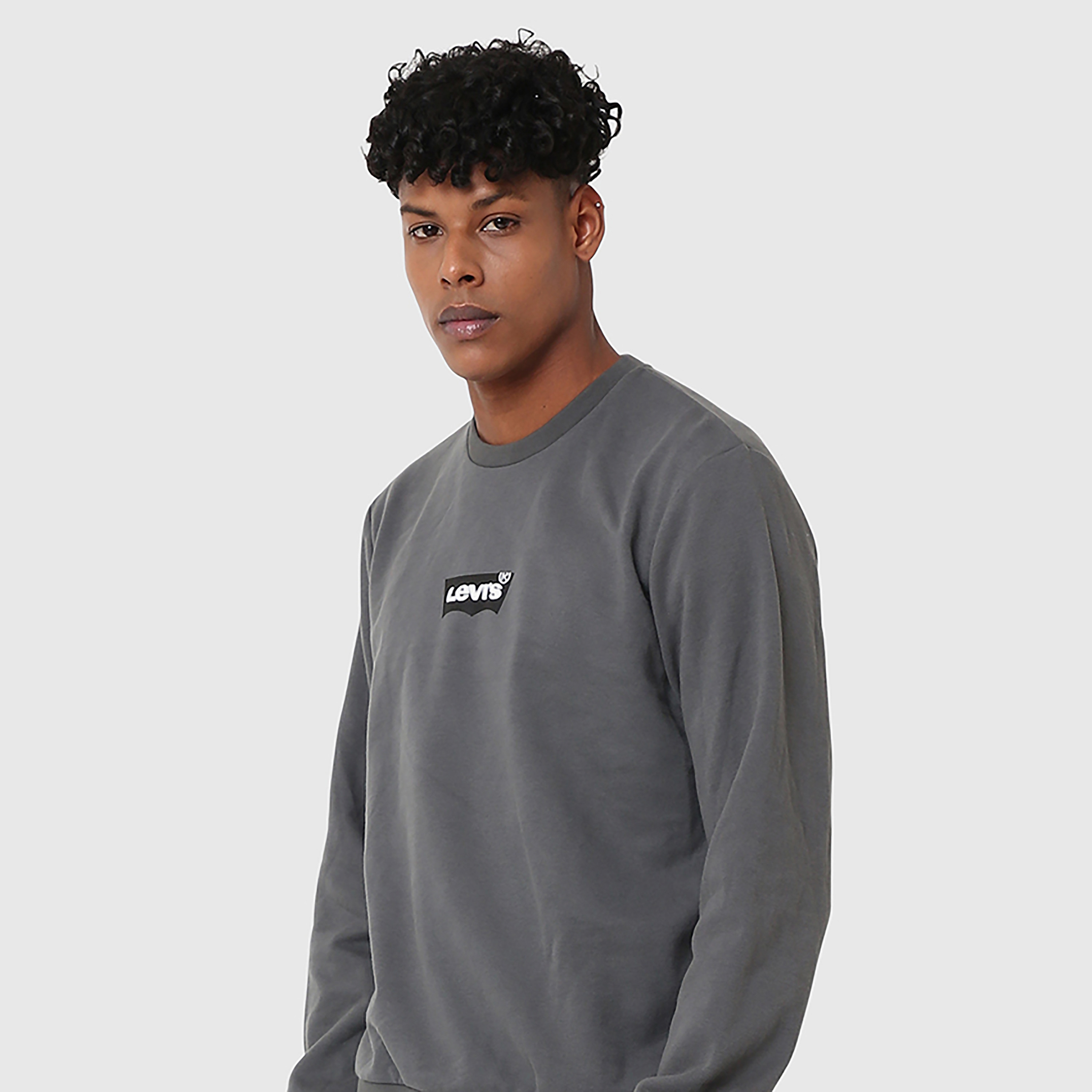 Levi's Plain Round Neck Long Sleeves Men's Sweatshirt-men-clothing-hoodiesandsweatshirts-image-2