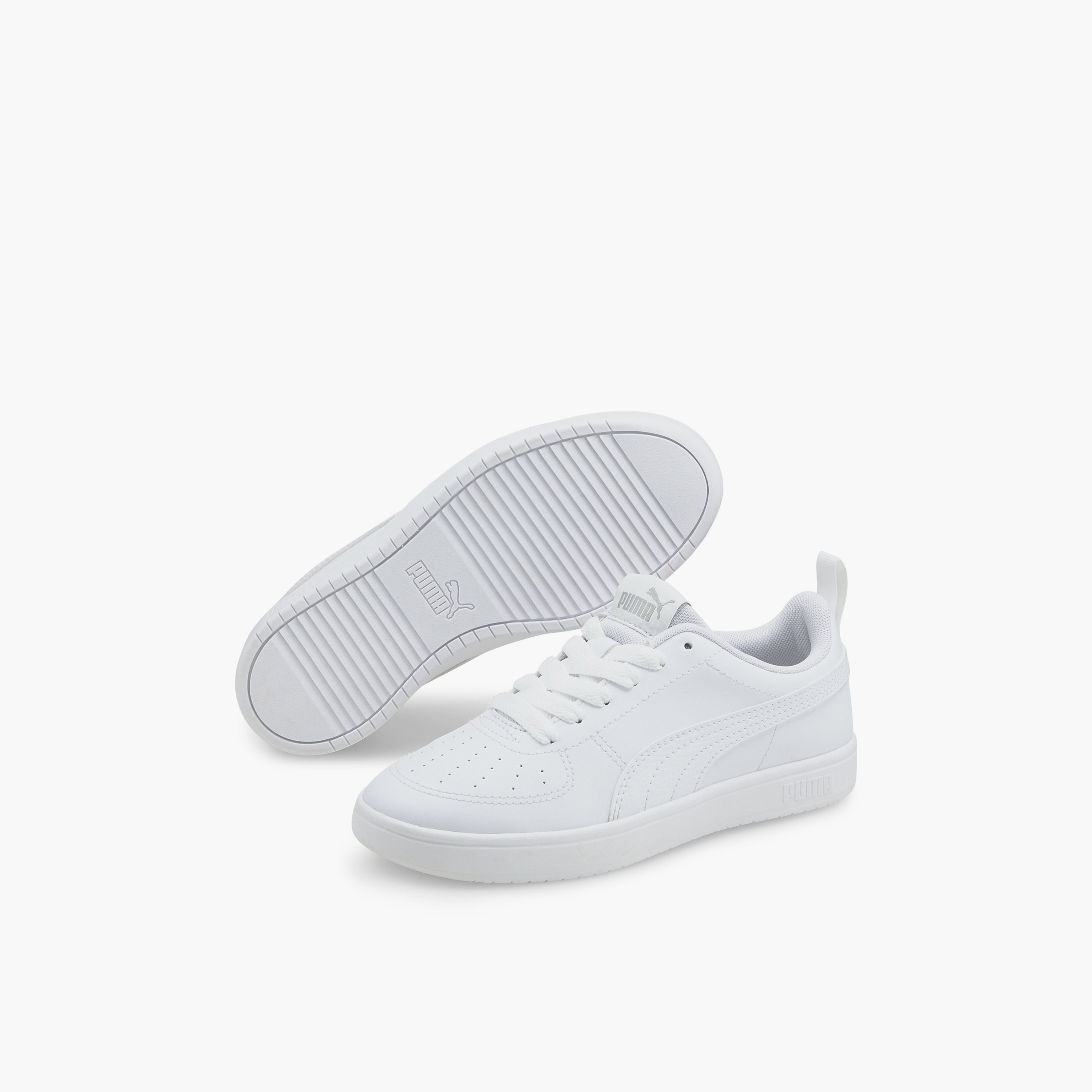 Puma Kids Rickie Lace-Up Ankle Sneakers-girls-shoes-sneakers-image-1