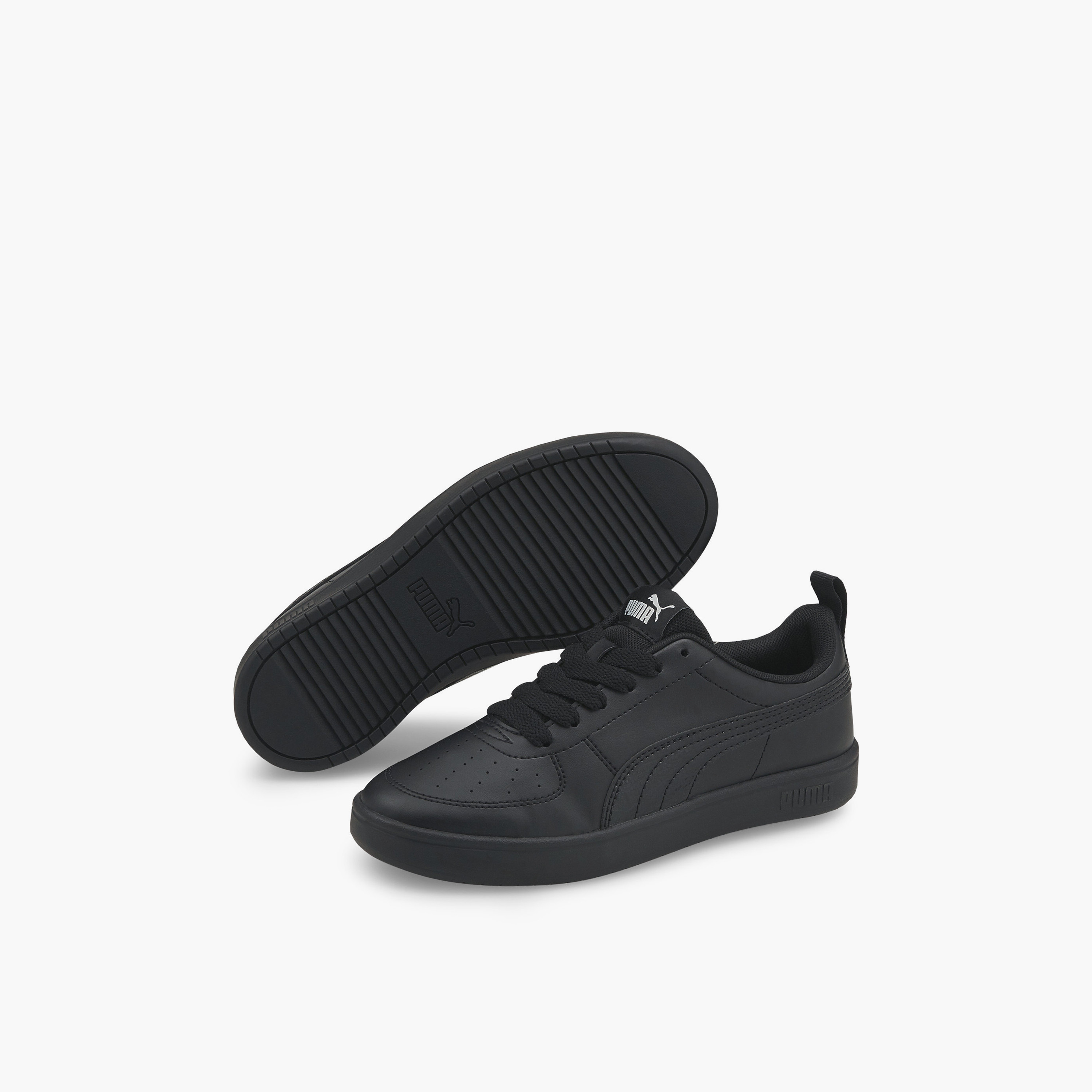 Puma Kids Rickie Lace-Up Ankle Sneakers-girls-shoes-sneakers-image-1