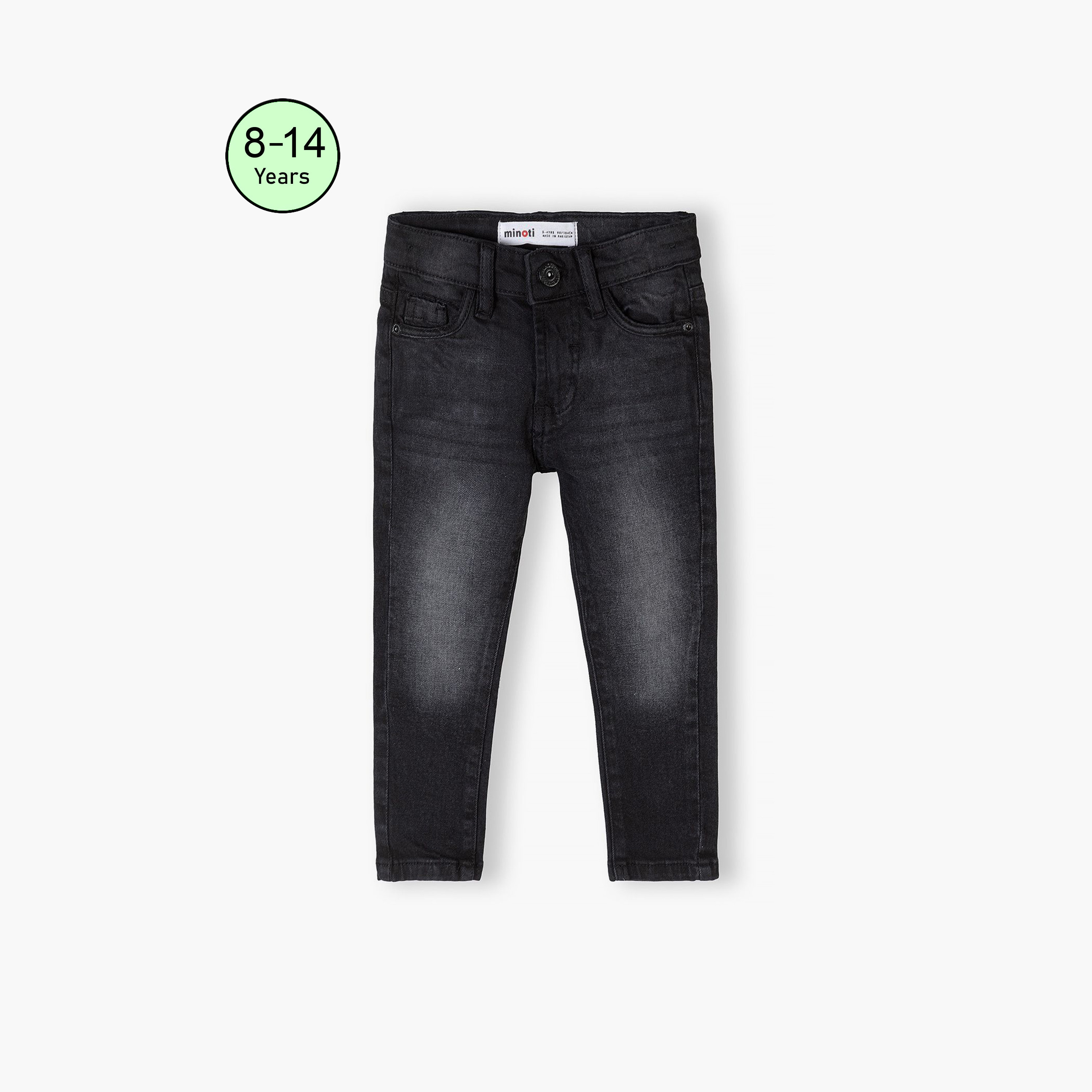 Minoti Solid Skinny Fit Denim Jeans-boys-clothing-bottoms-jeans-image-1